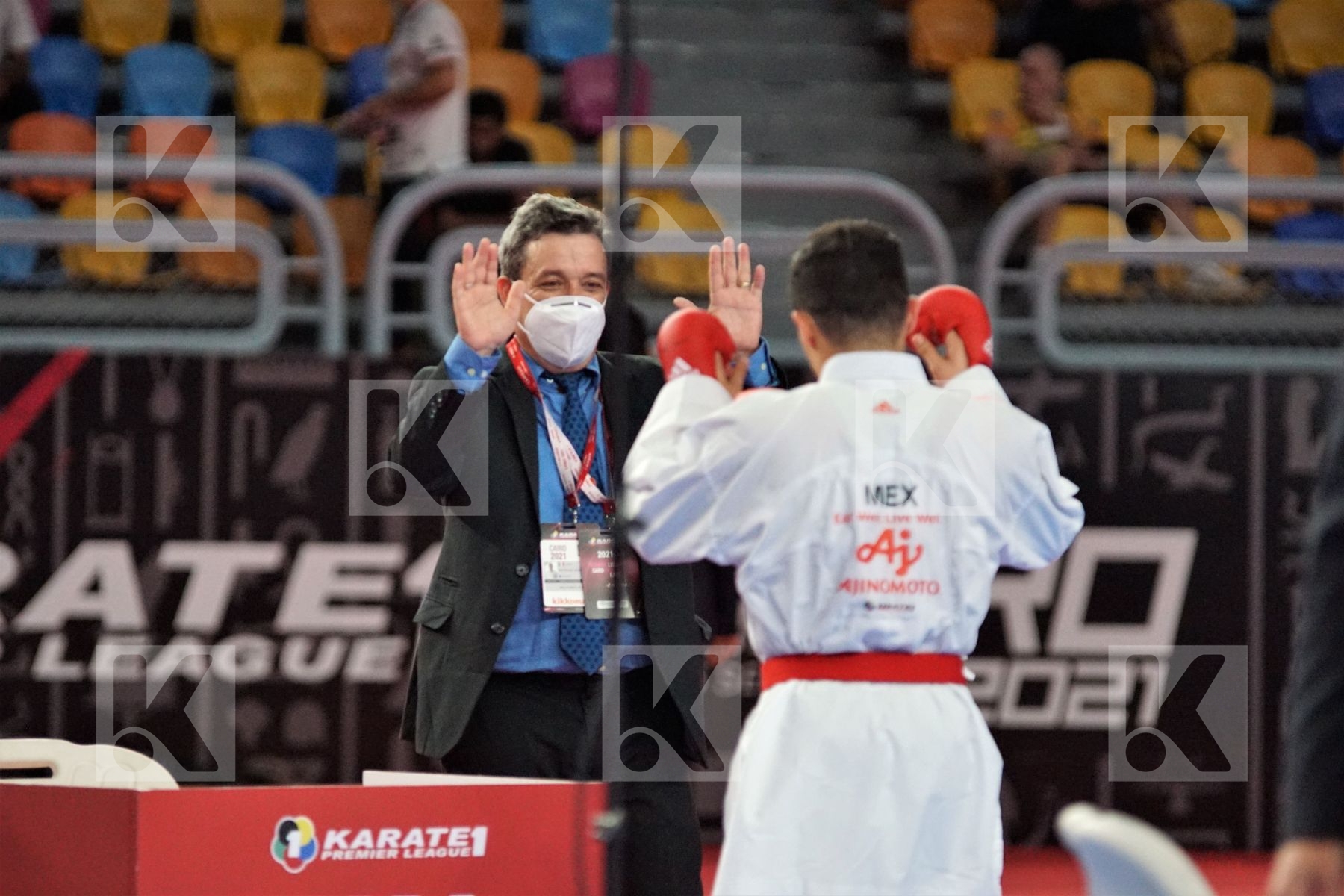 Jesus Leonardo RODRIGUEZ (MEXICO) vs (Ahmed LOTFY (EGYPT) in Male Kumite -67 Kg - Bronze bout