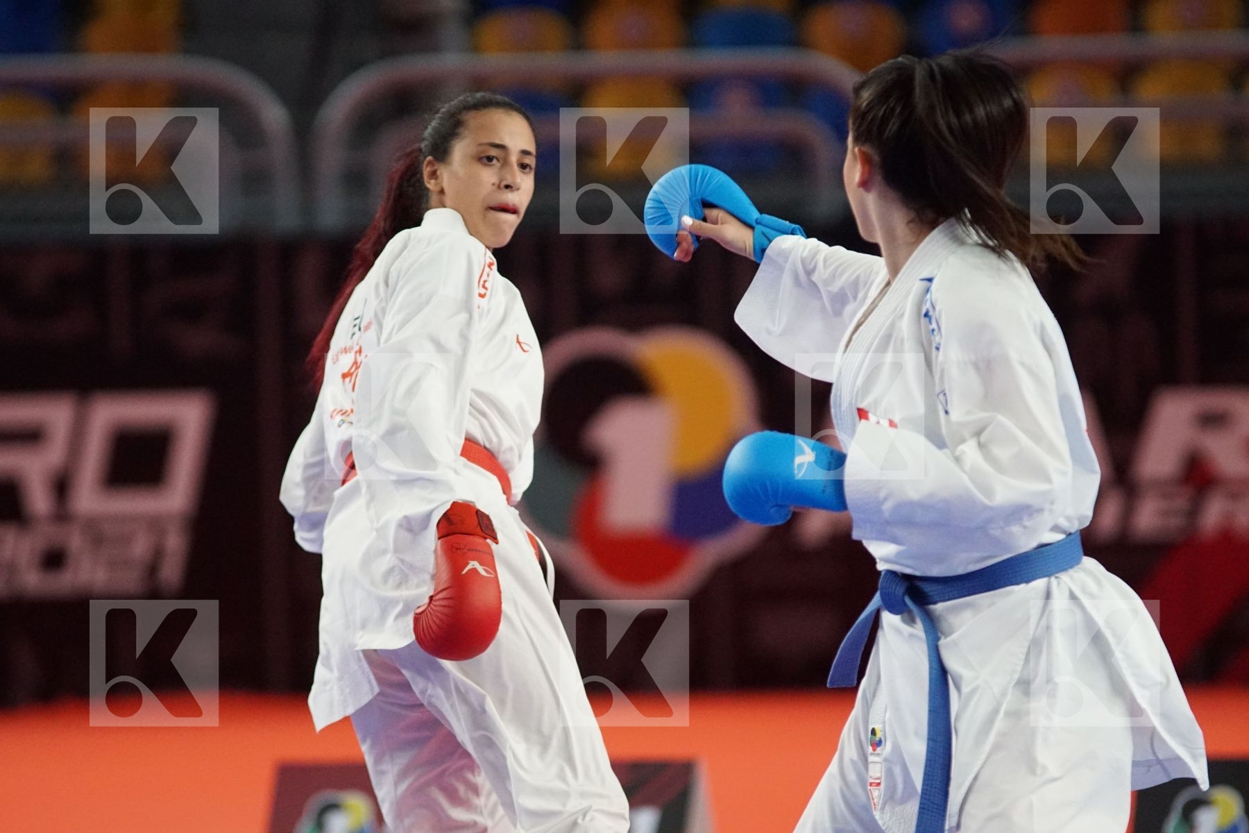 Noursin ALI (EGYPT) vs (Haya JUMAA (CANADA) in Female Kumite -61 Kg - Bronze bout