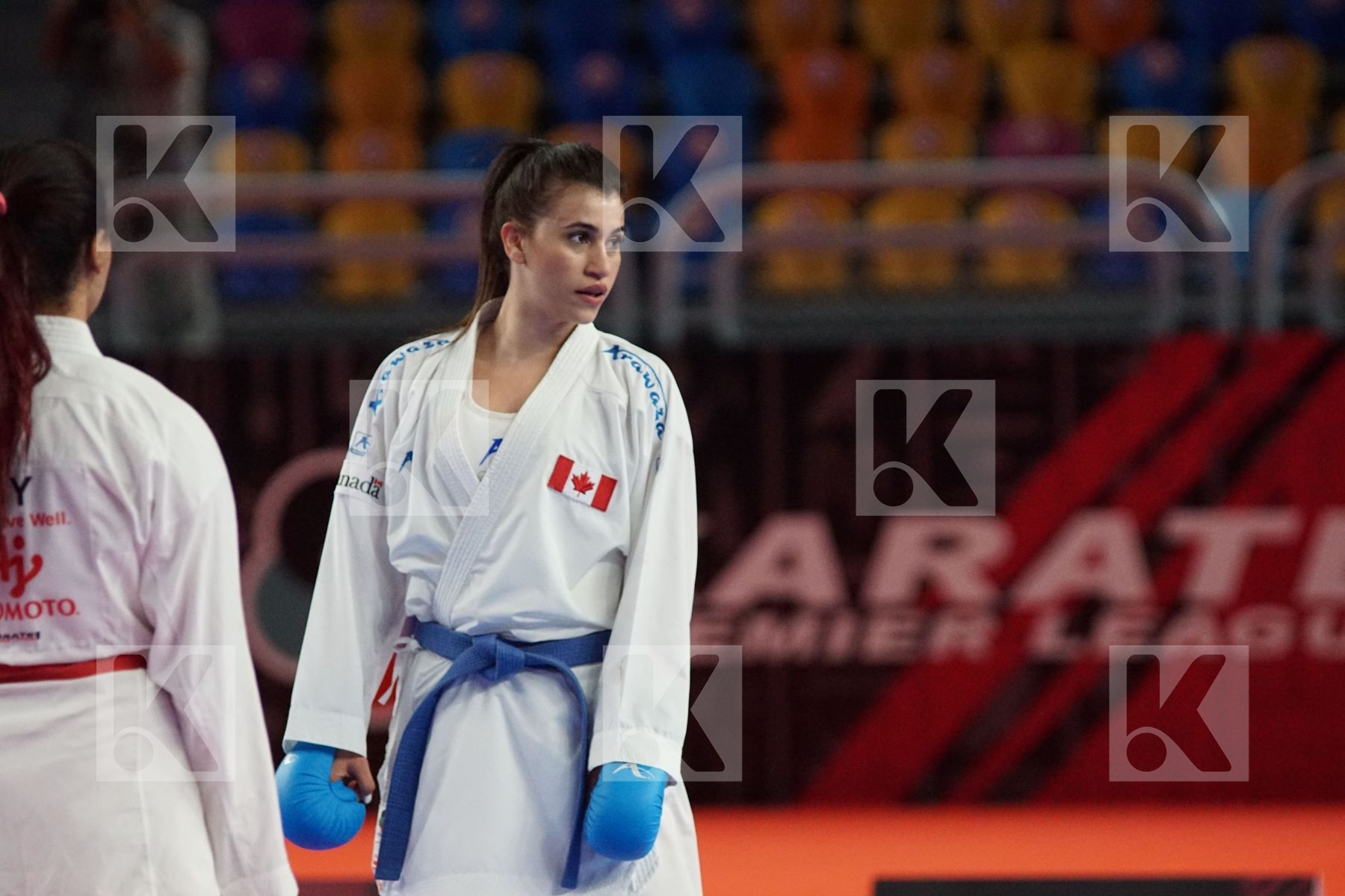 Noursin ALI (EGYPT) vs (Haya JUMAA (CANADA) in Female Kumite -61 Kg - Bronze bout