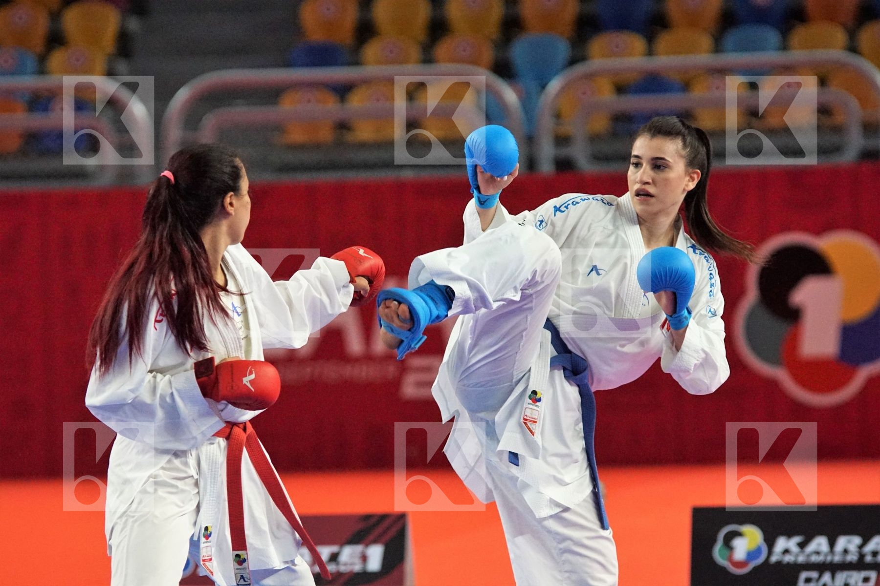 Noursin ALI (EGYPT) vs (Haya JUMAA (CANADA) in Female Kumite -61 Kg - Bronze bout
