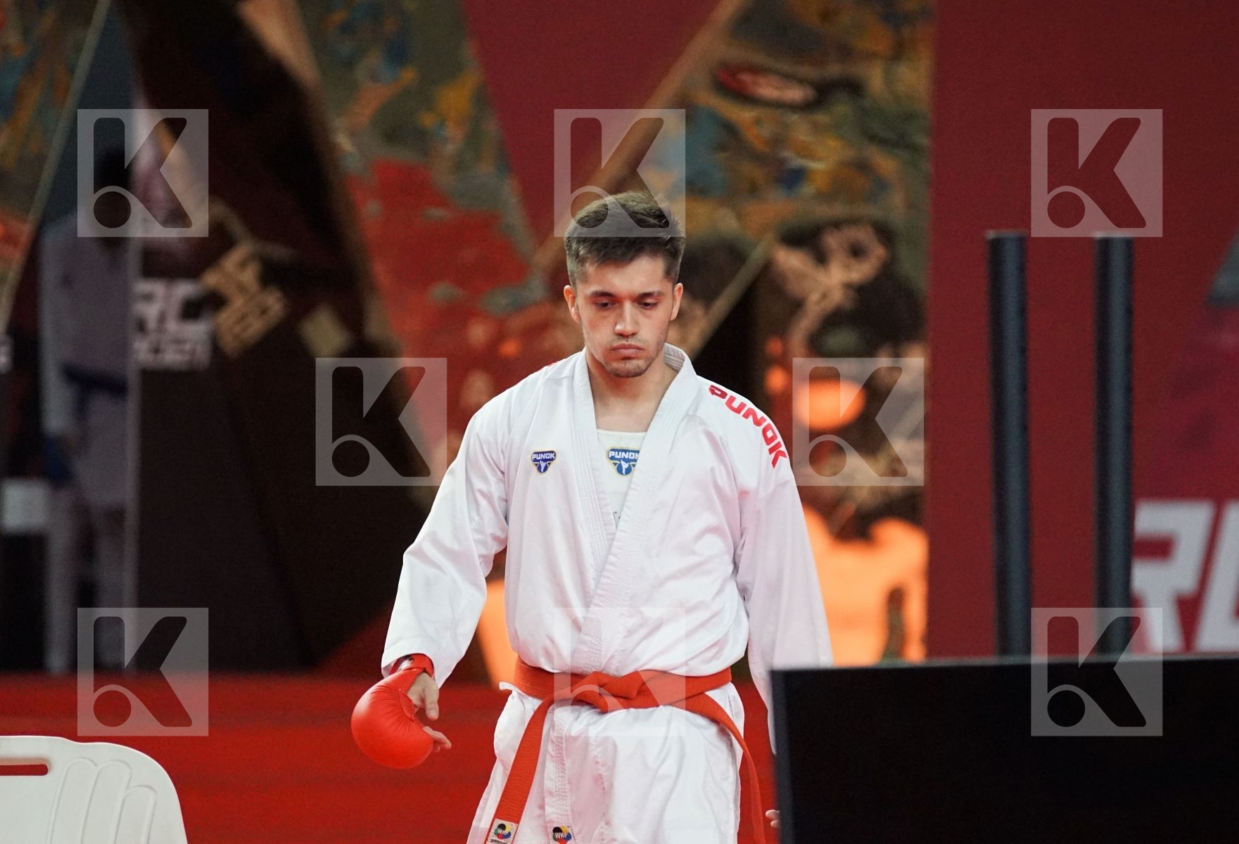 Matias Fuentes RODRIGUEZ (CHILE) vs (Daniele DE VIVO (ITALY) in Male Kumite -75 Kg - Bronze bout
