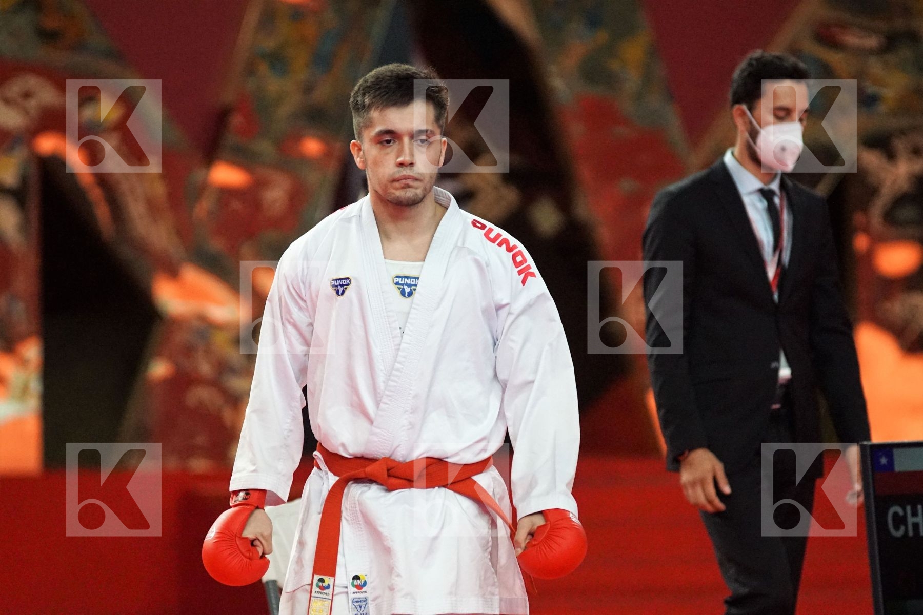 Matias Fuentes RODRIGUEZ (CHILE) vs (Daniele DE VIVO (ITALY) in Male Kumite -75 Kg - Bronze bout
