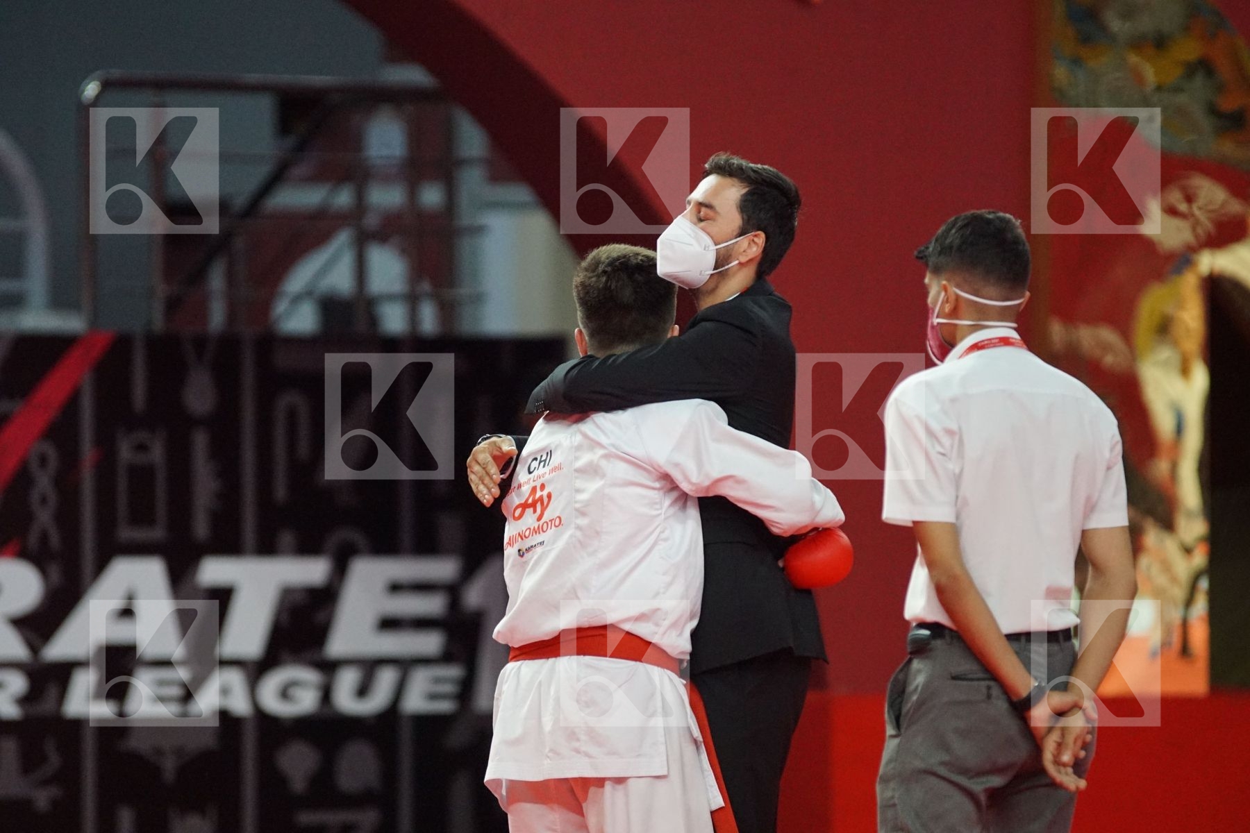 Matias Fuentes RODRIGUEZ (CHILE) vs (Daniele DE VIVO (ITALY) in Male Kumite -75 Kg - Bronze bout