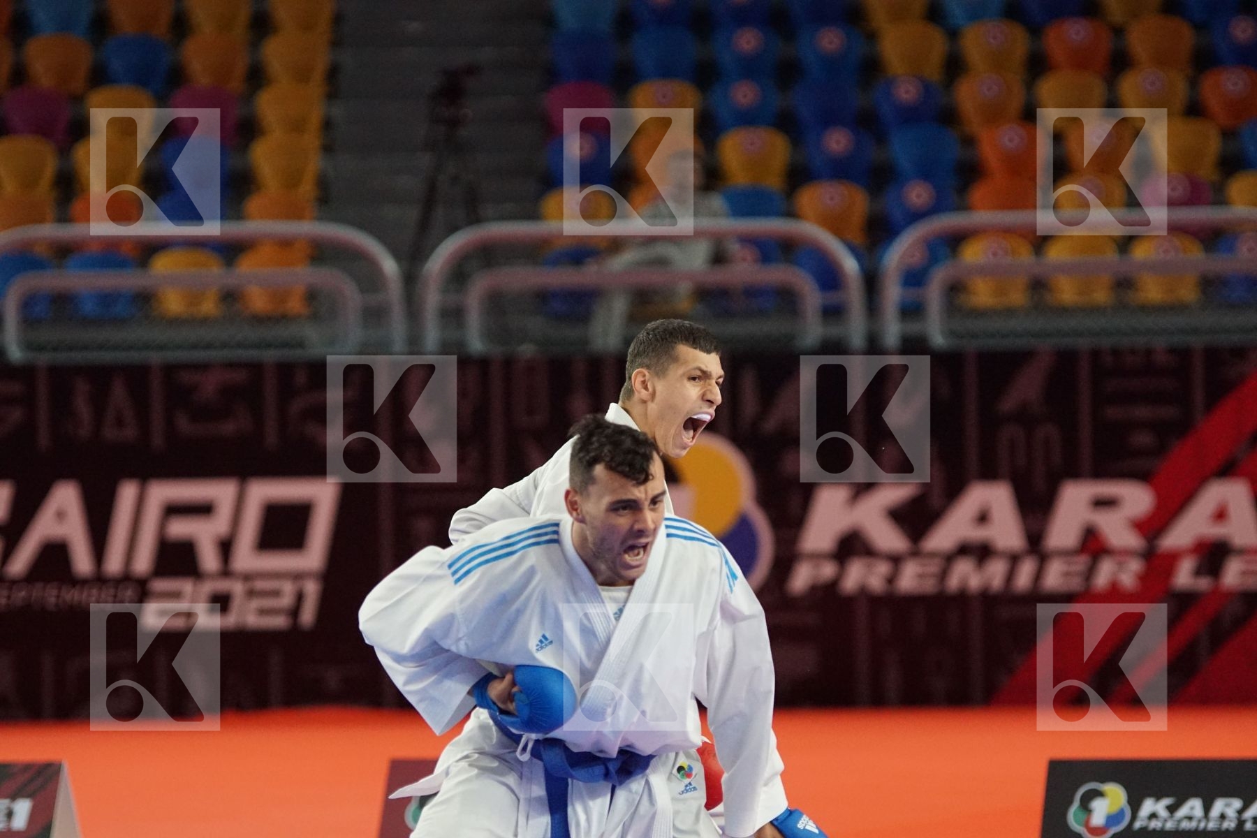 Andrii ZAPLITNYI (UKRAINE) vs (Andrea ORTENZI (ITALY) in Male Kumite -75 Kg - Bronze bout