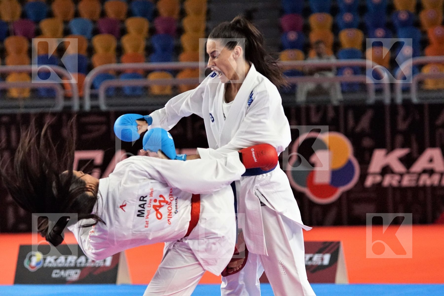 Maryam AJARAY (MOROCCO) vs (Halyna MELNYK (UKRAINE) in Female Kumite -68 Kg - Bronze bout