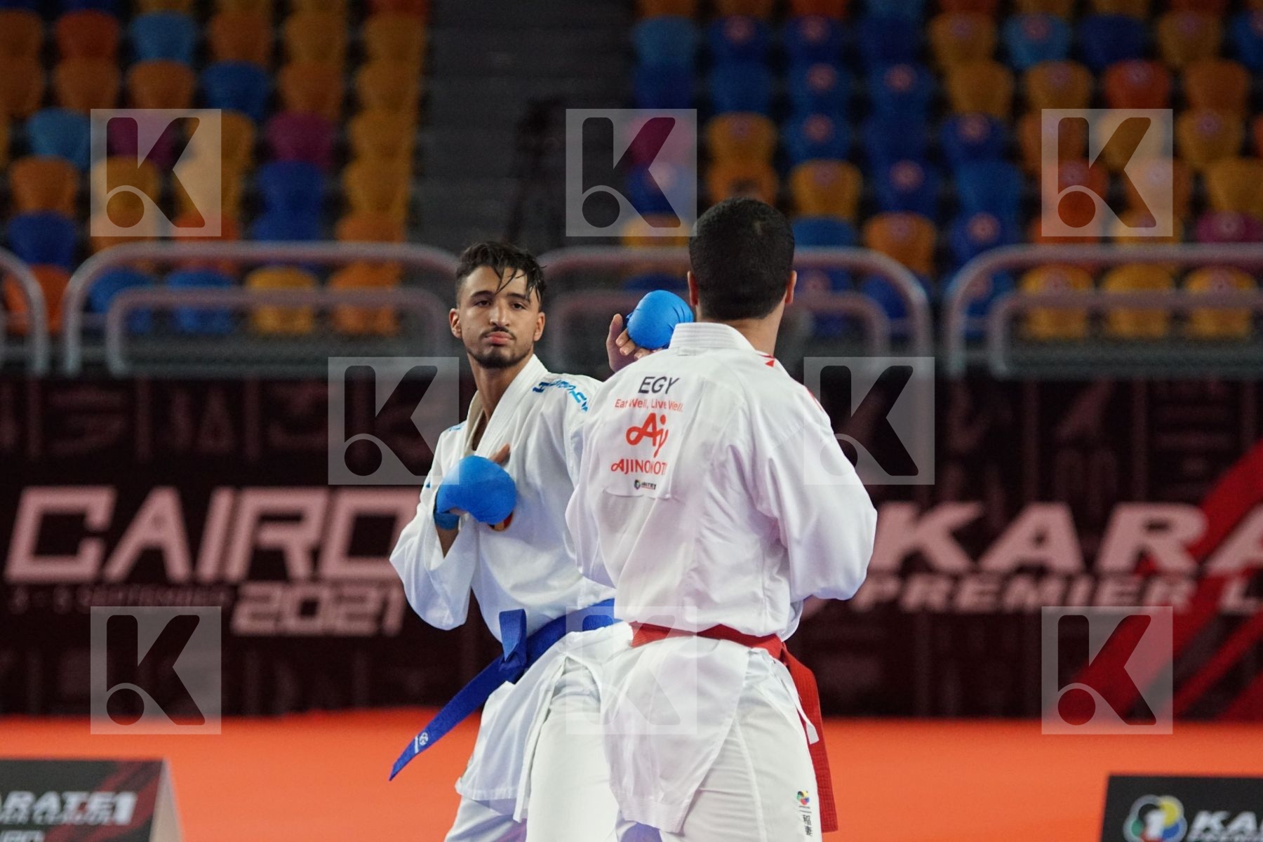 Omar Ashraf MOHAMED (EGYPT) vs (Walid DEGHALI (BELGIUM) in Male Kumite -84 Kg - Bronze bout