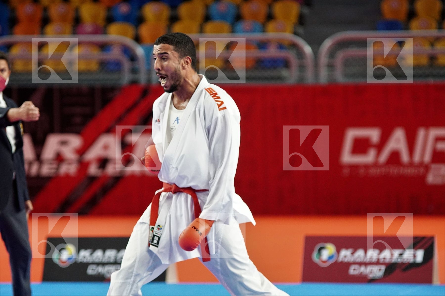 Omar Ashraf MOHAMED (EGYPT) vs (Walid DEGHALI (BELGIUM) in Male Kumite -84 Kg - Bronze bout