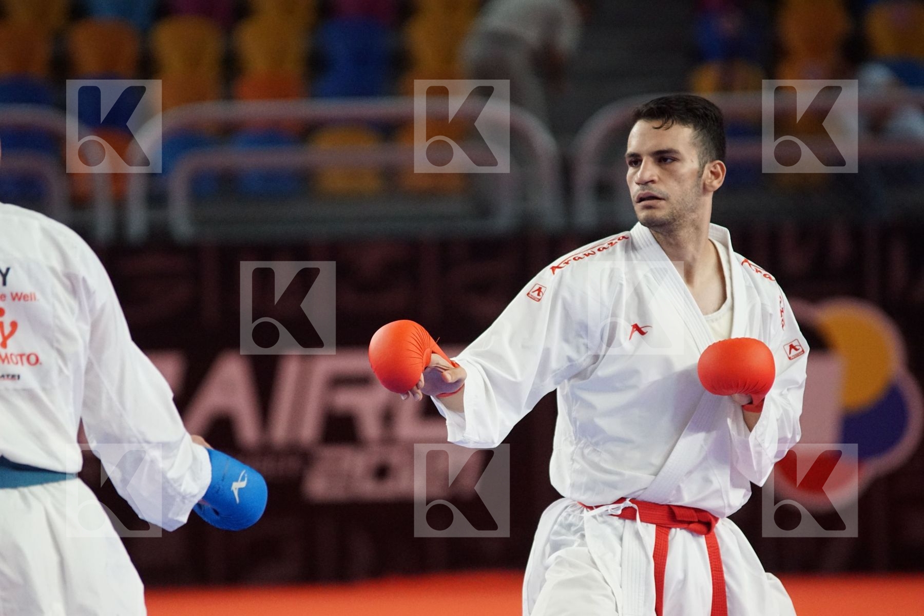 Mohamed RAMADAN (EGYPT) vs (Youssef BADAWY (EGYPT) in Male Kumite -84 Kg - Bronze bout