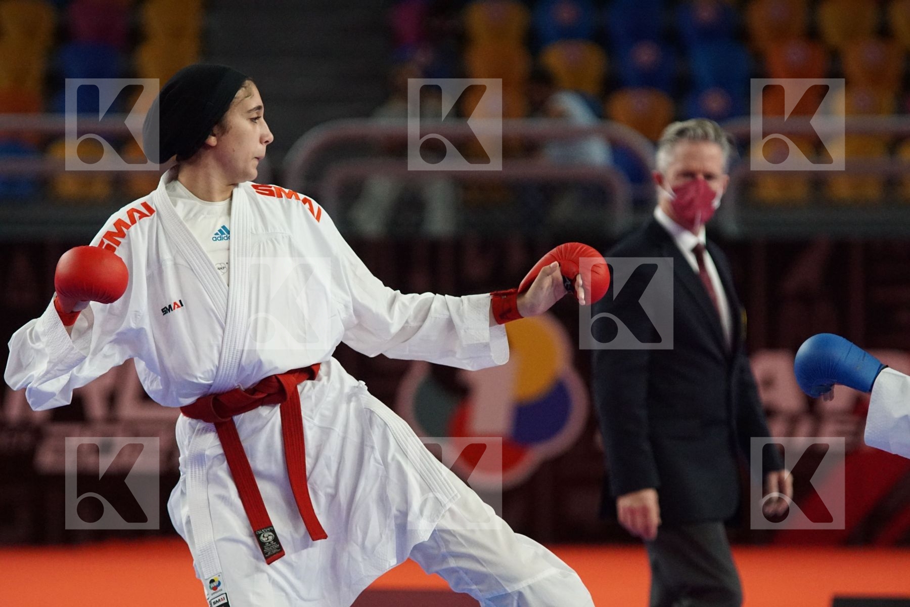 Habiba HELMY (EGYPT) vs (Menna Shaaban OKILA (EGYPT) in Female Kumite 68+ Kg - Bronze bout