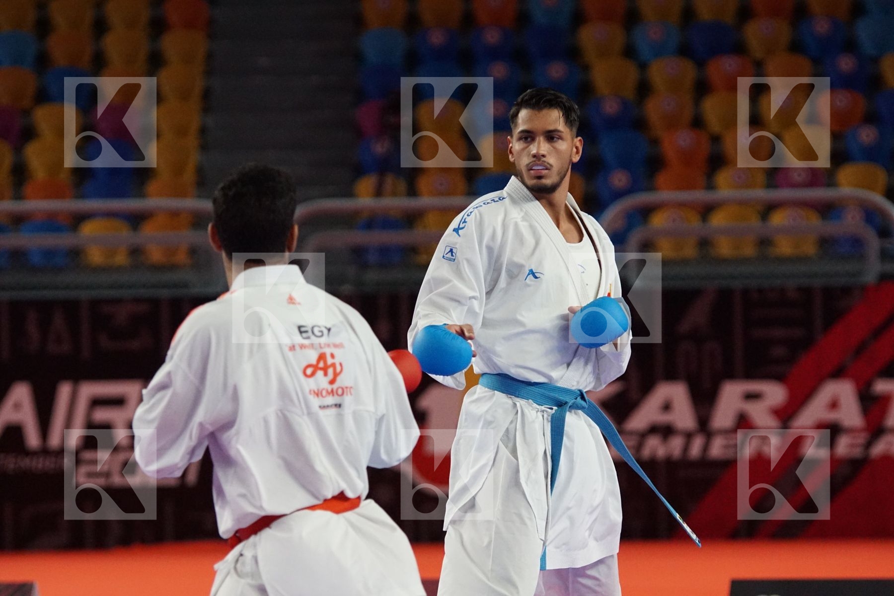 Taha Tarek MAHMOUD (EGYPT) vs (Luca COSTA (BELGIUM) in Male Kumite 84+ Kg - Bronze bout
