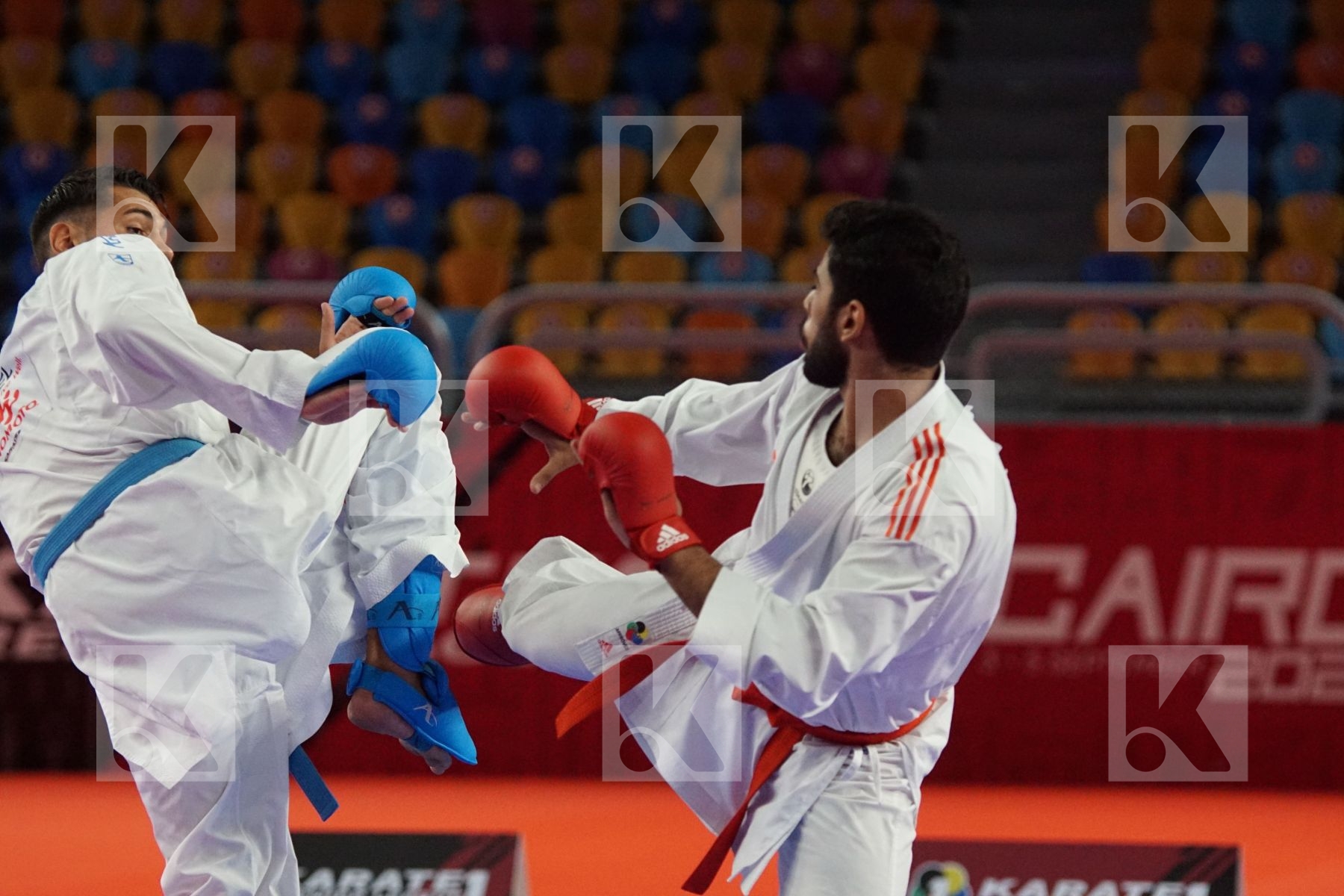 Taha Tarek MAHMOUD (EGYPT) vs (Luca COSTA (BELGIUM) in Male Kumite 84+ Kg - Bronze bout