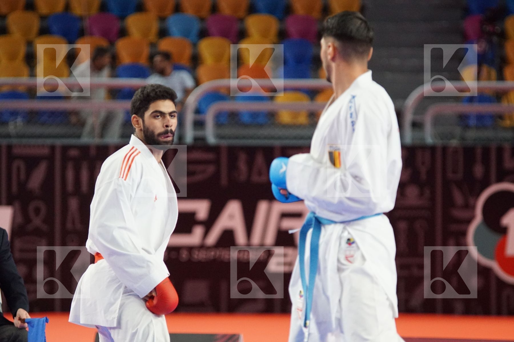 Taha Tarek MAHMOUD (EGYPT) vs (Luca COSTA (BELGIUM) in Male Kumite 84+ Kg - Bronze bout