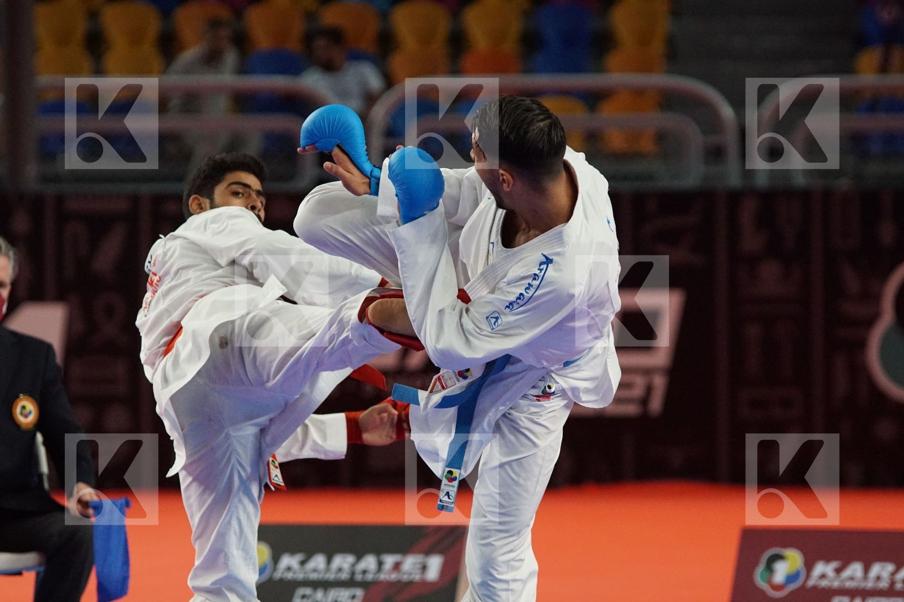 Taha Tarek MAHMOUD (EGYPT) vs (Luca COSTA (BELGIUM) in Male Kumite 84+ Kg - Bronze bout