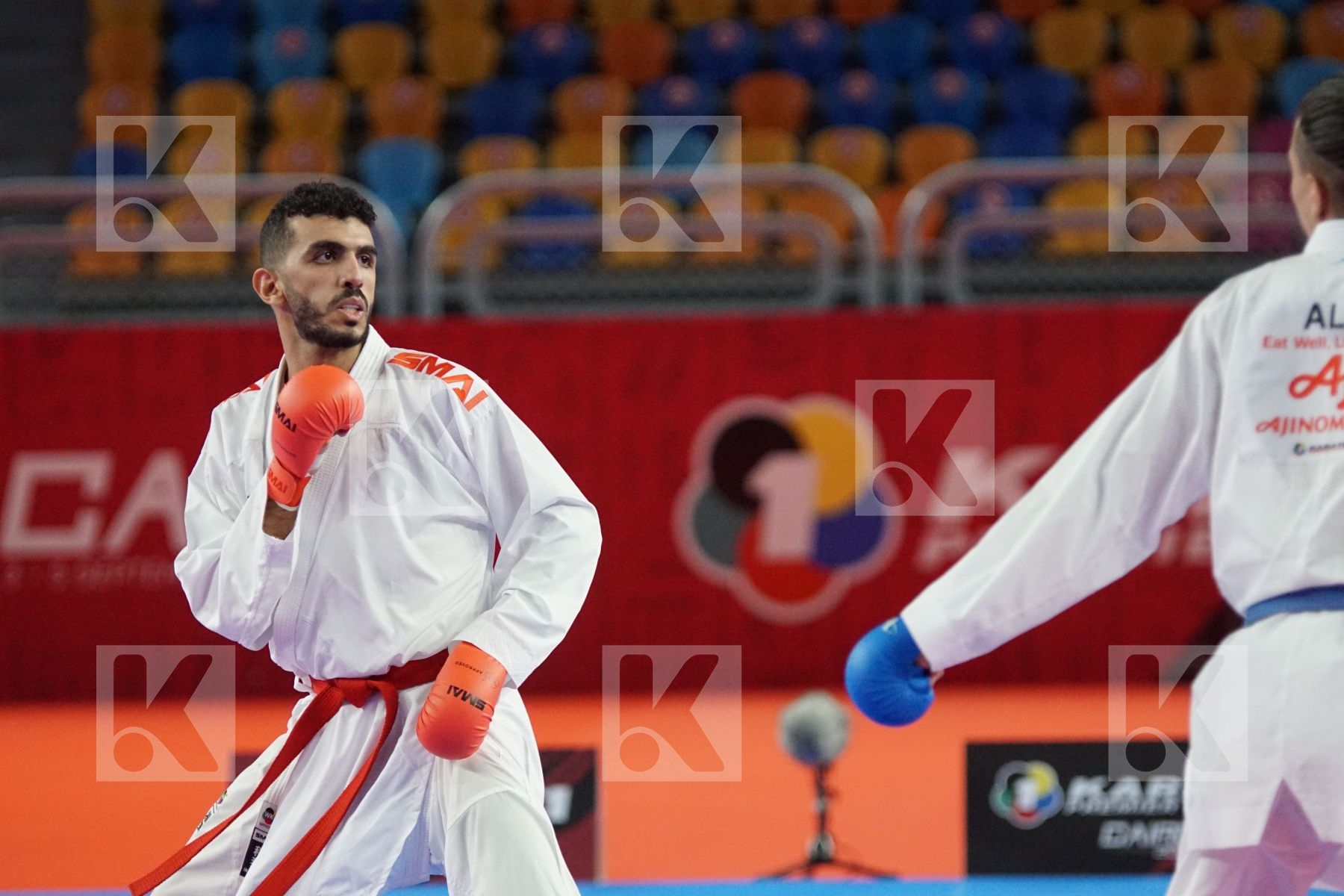 Sami TAS (ALGERIA) vs (Malek SALAMA (EGYPT) in Male Kumite -60 Kg - Gold bout