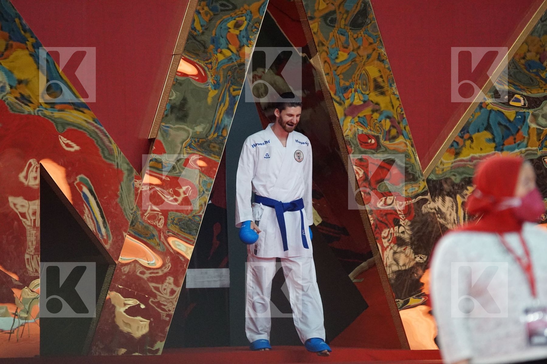 Luca RETTENBACHER (AUSTRIA) vs (Abdalla ABDELAZIZ (EGYPT) in Male Kumite -75 Kg - Gold bout