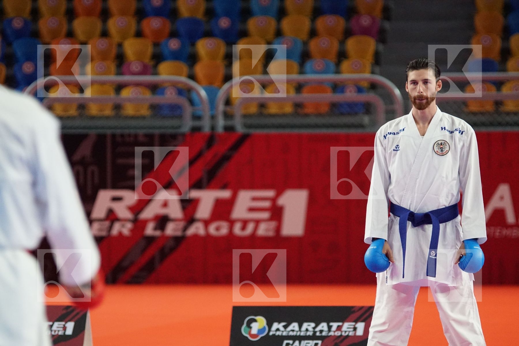 Luca RETTENBACHER (AUSTRIA) vs (Abdalla ABDELAZIZ (EGYPT) in Male Kumite -75 Kg - Gold bout