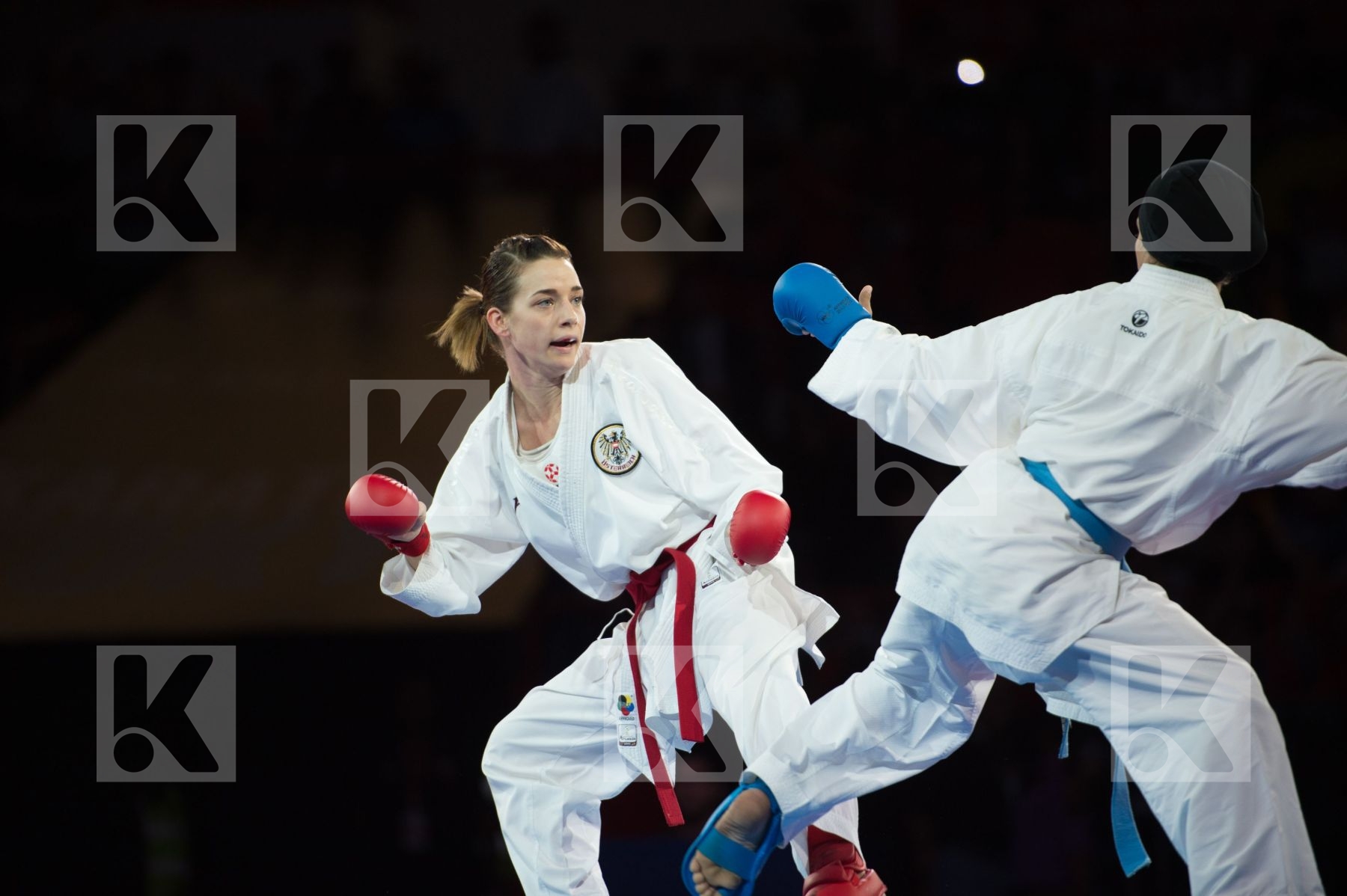 -50 Kg Austria Dubai Female final kumite Plank Bettina Radwan Ra