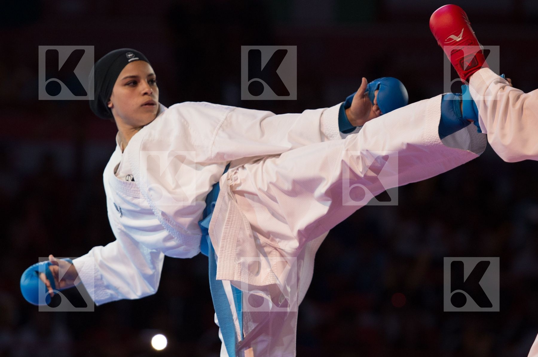 -50 Kg Austria Dubai Female final kumite Plank Bettina Radwan Ra