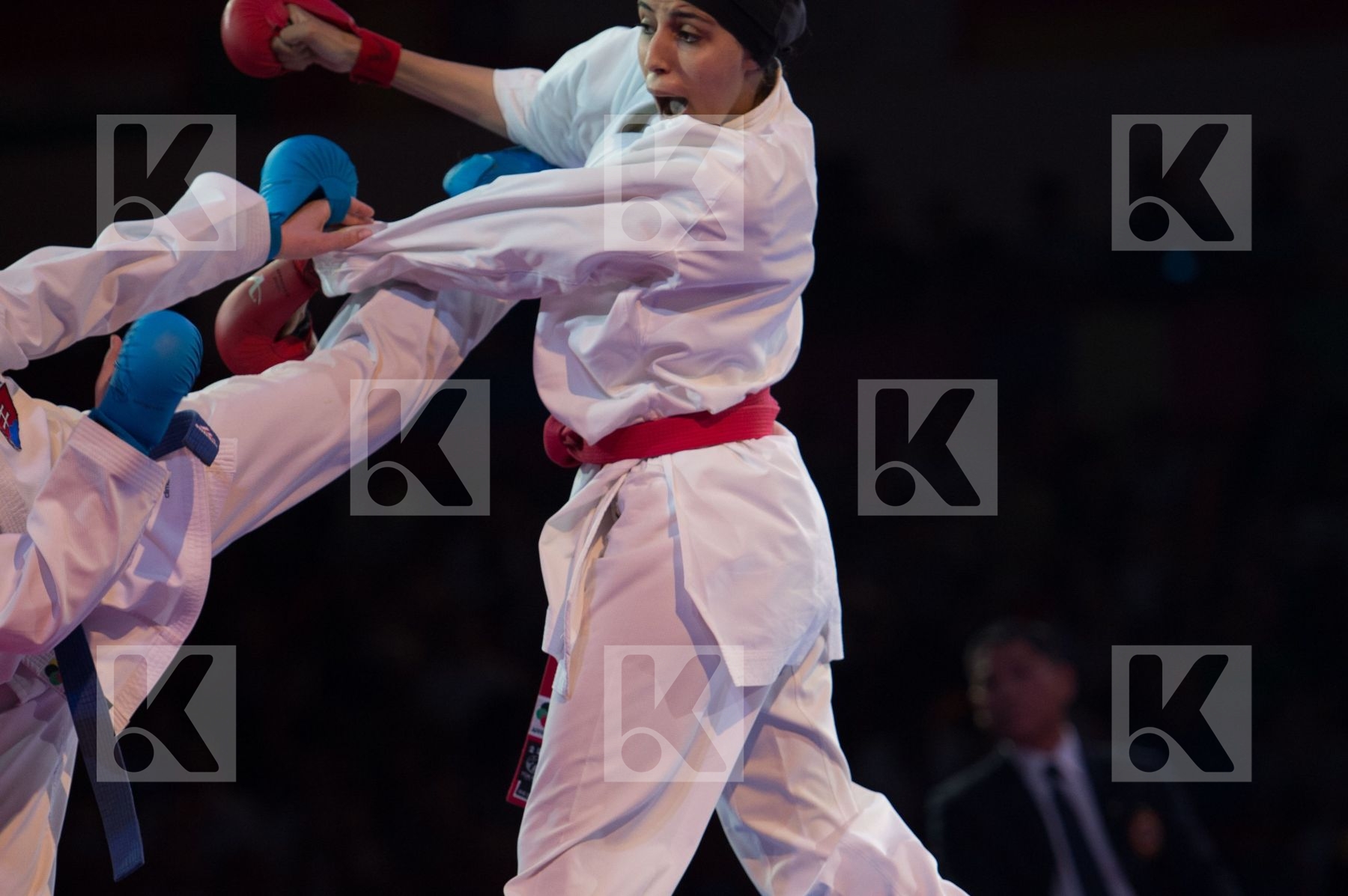 -61 Kg Dubai Egypt Farouk Giana Mohamed Female final kumite Slov