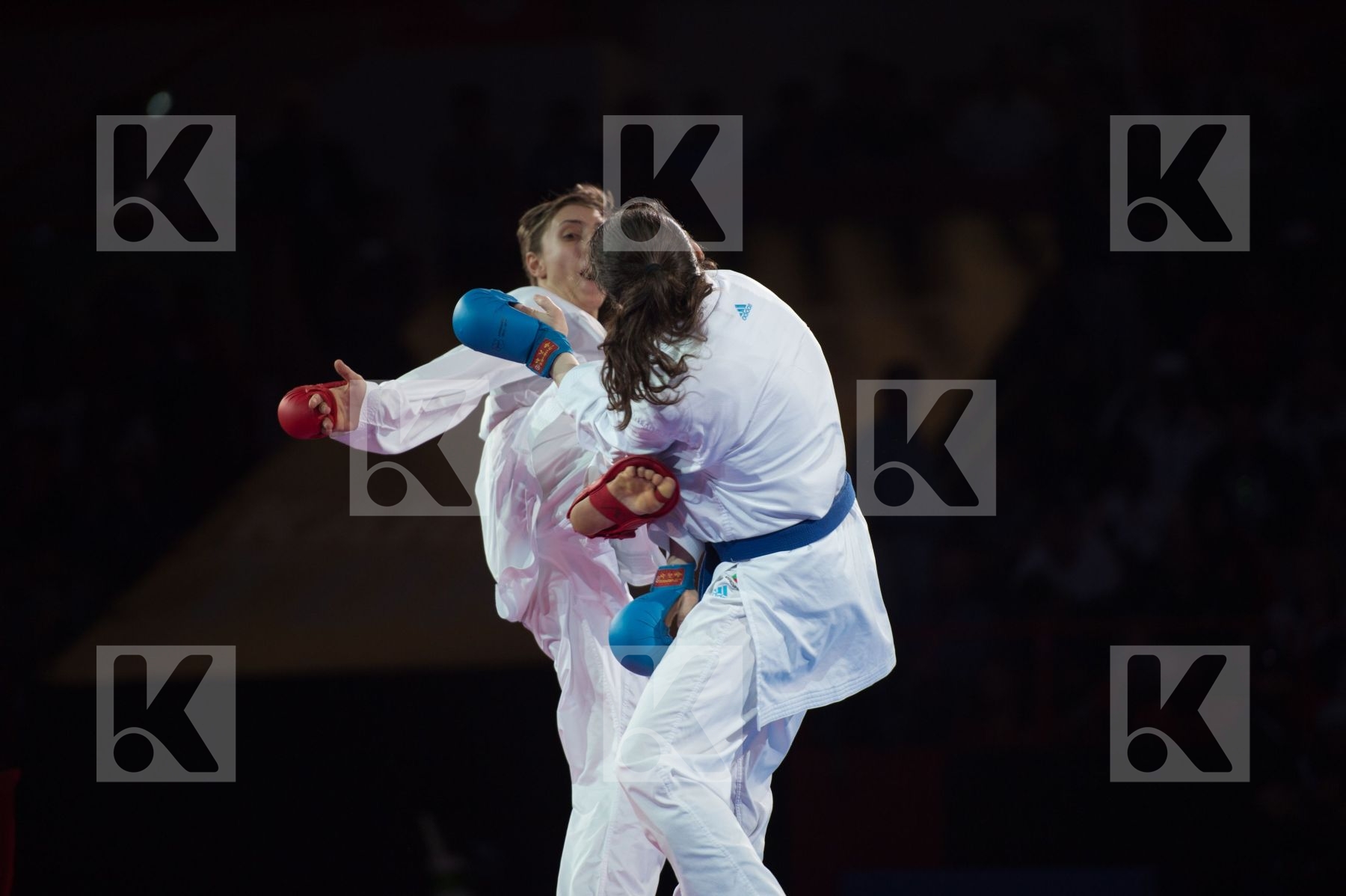 -68 Kg Dubai Female final Italy kumite Russian Federation Semera