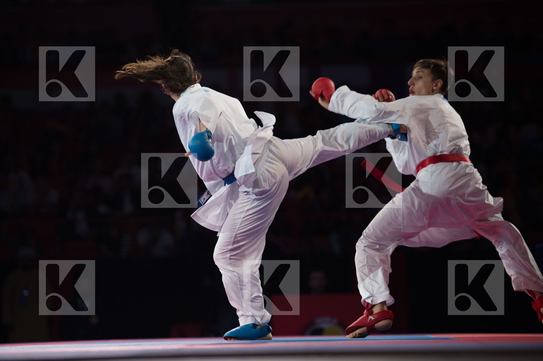 -68 Kg Dubai Female final Italy kumite Russian Federation Semera