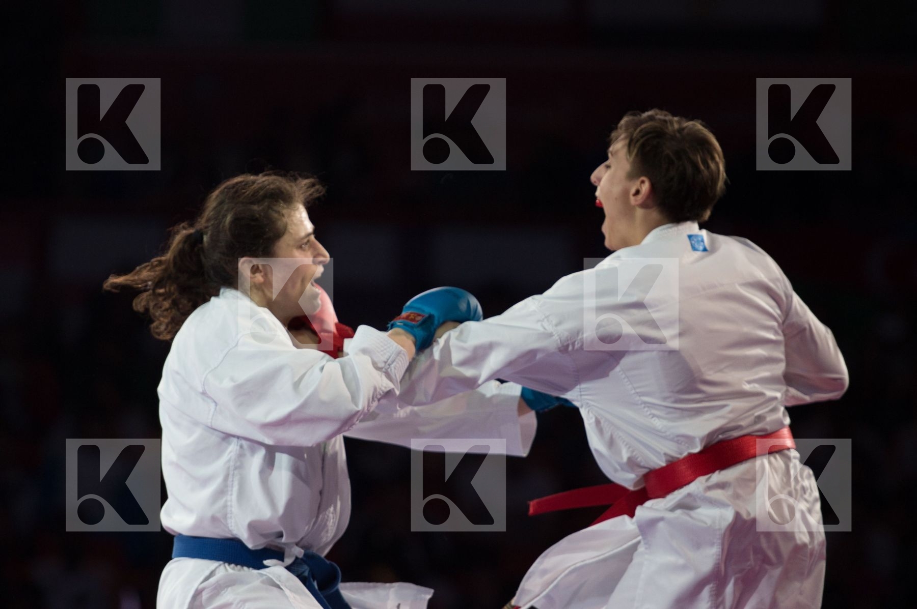 -68 Kg Dubai Female final Italy kumite Russian Federation Semera