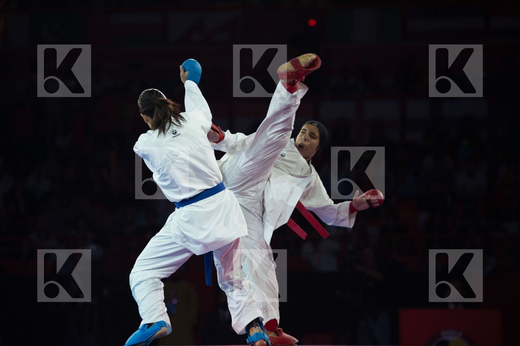 68+ Kg Clavien Fanny Dubai Egypt Female final kumite Mohamed Ais