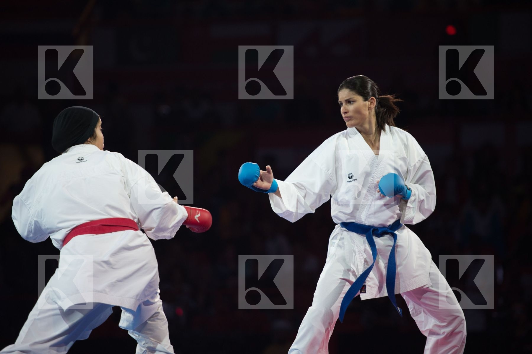 68+ Kg Clavien Fanny Dubai Egypt Female final kumite Mohamed Ais