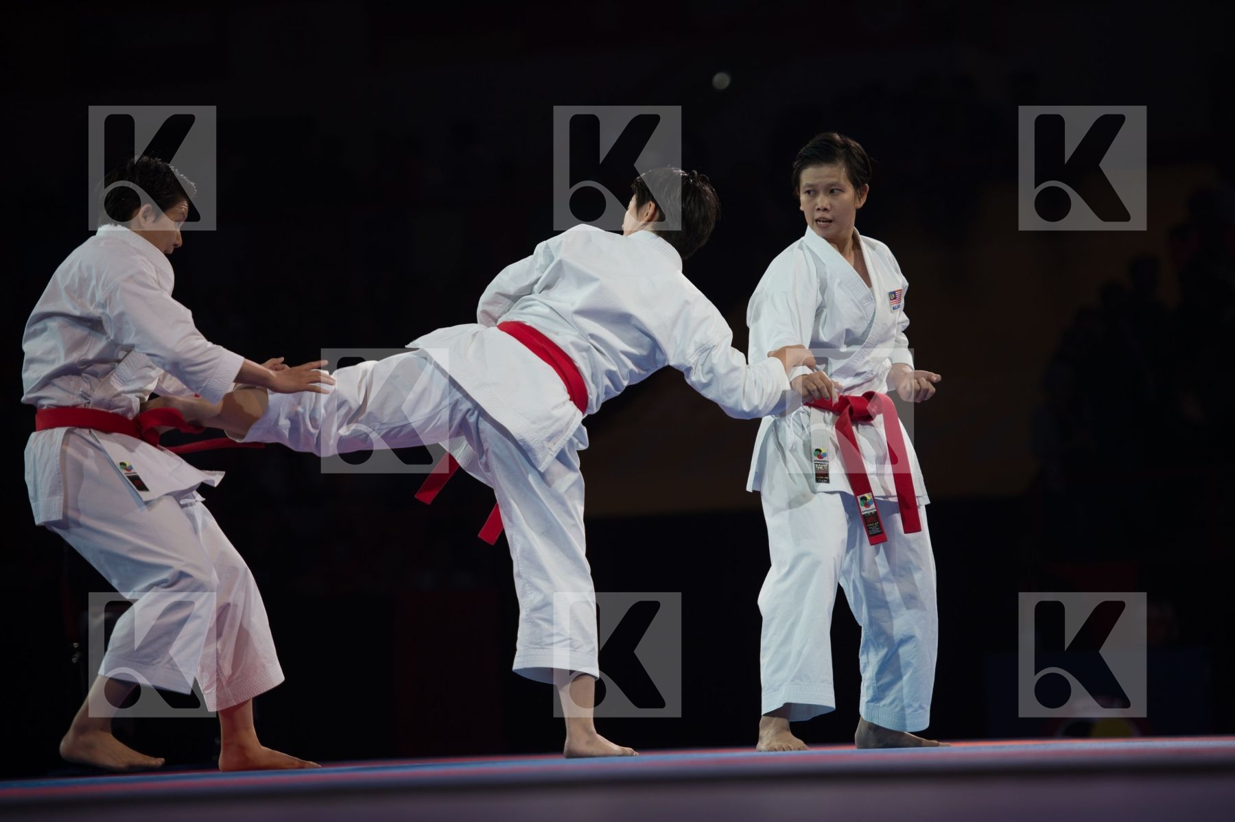 bunkai Dubai Female final kata Malaysia team
