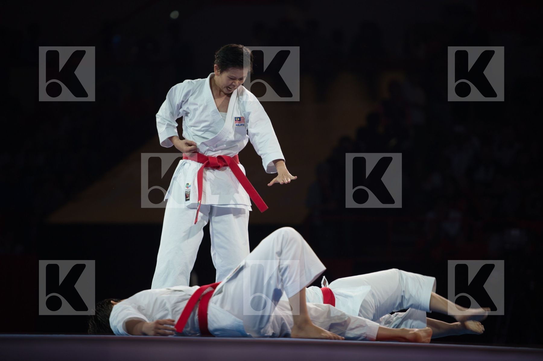 bunkai Dubai Female final kata Malaysia team