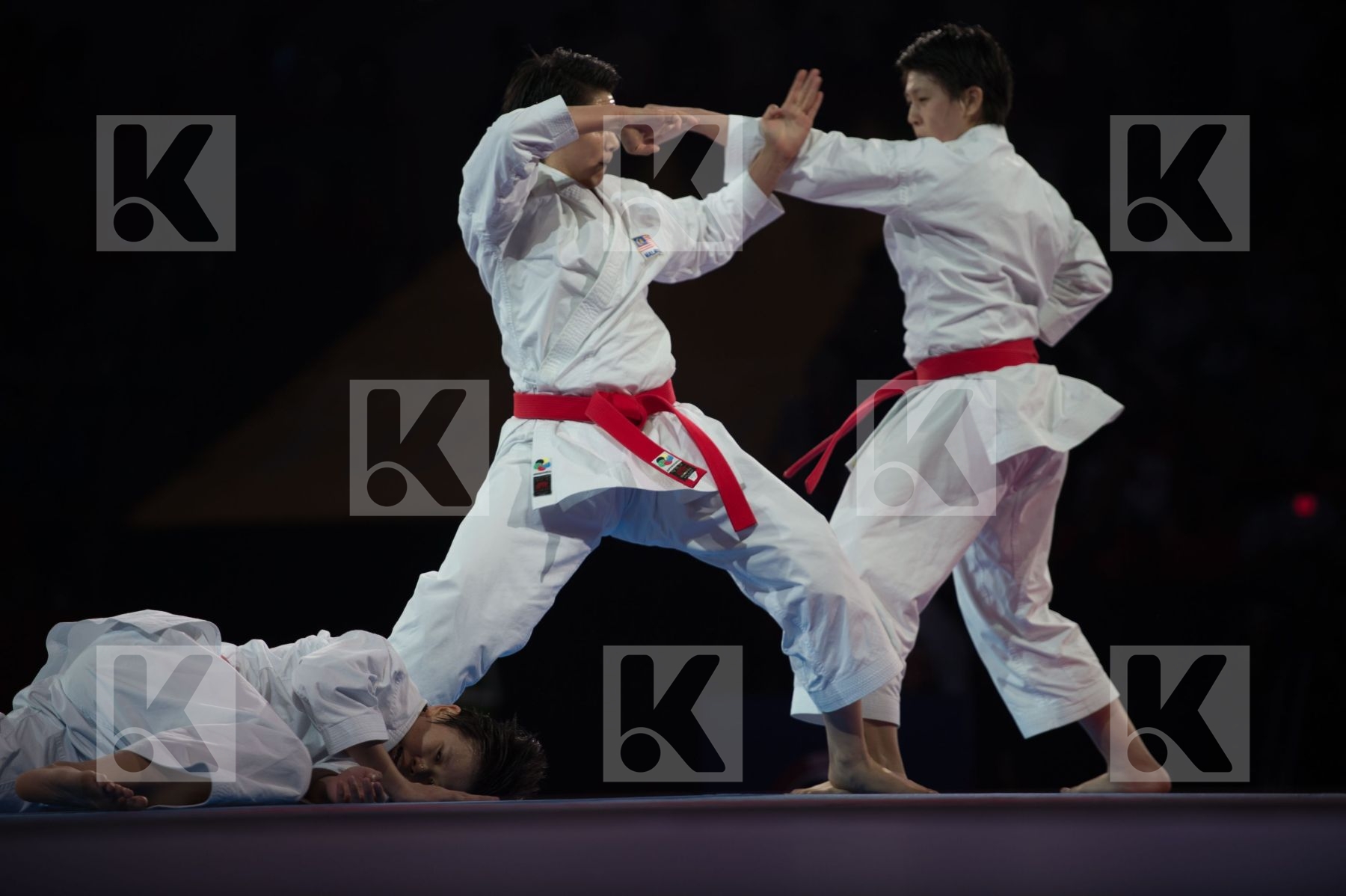 bunkai Dubai Female final kata Malaysia team