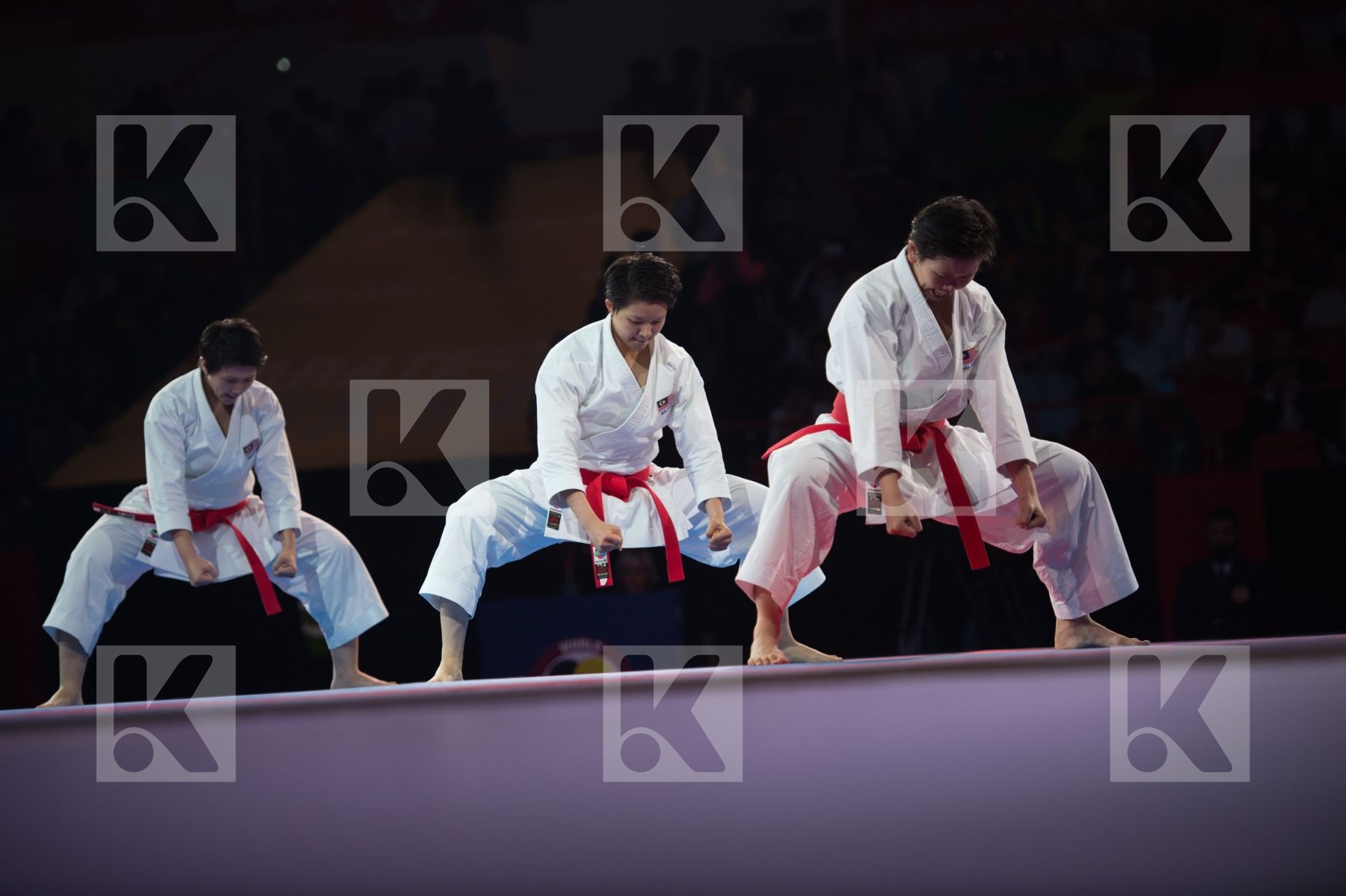 Dubai Female final kata Malaysia team