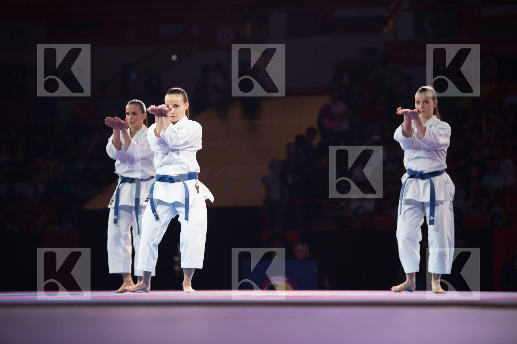 Dubai Female final Italy kata team