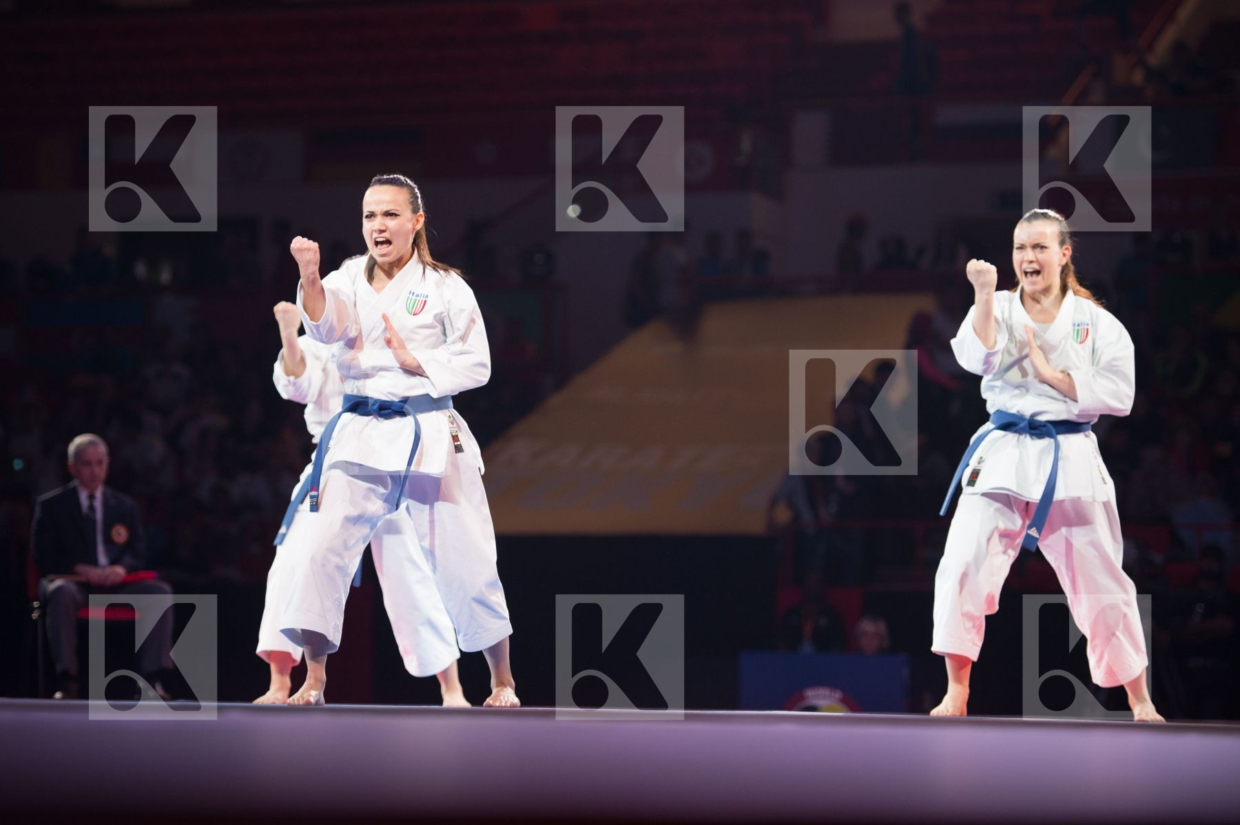 Dubai Female final Italy kata team