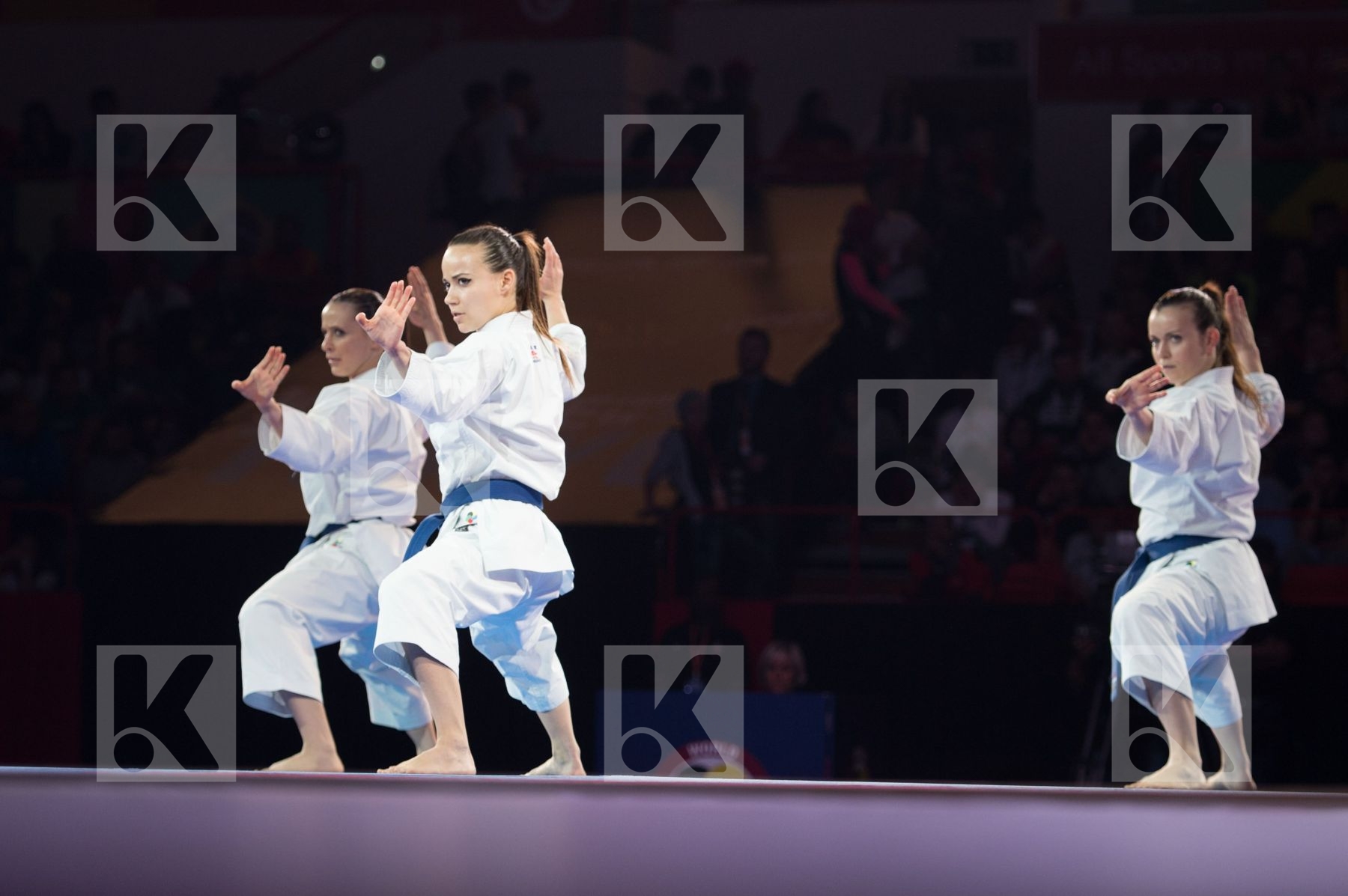 Dubai Female final Italy kata team