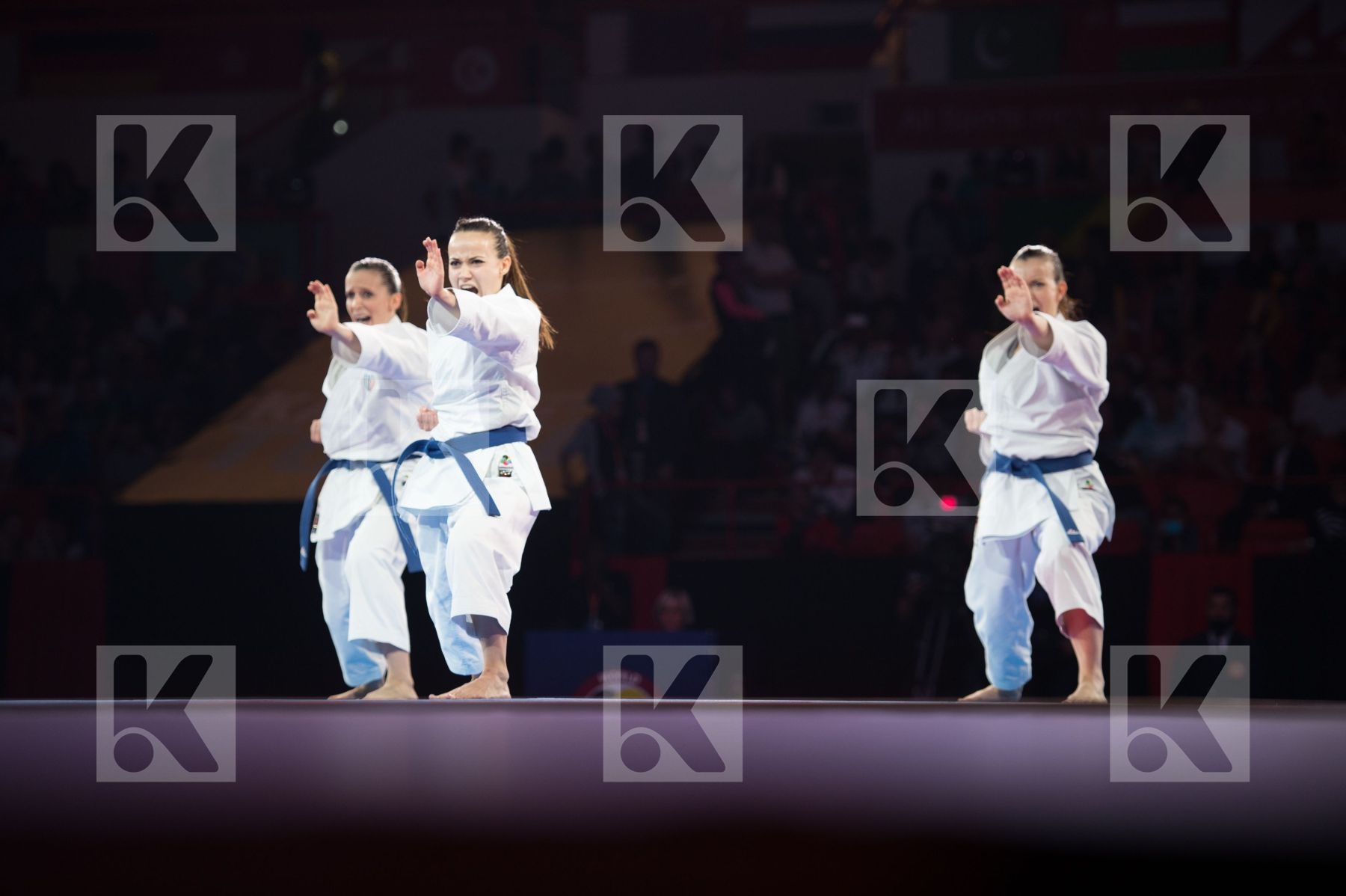 Dubai Female final Italy kata team