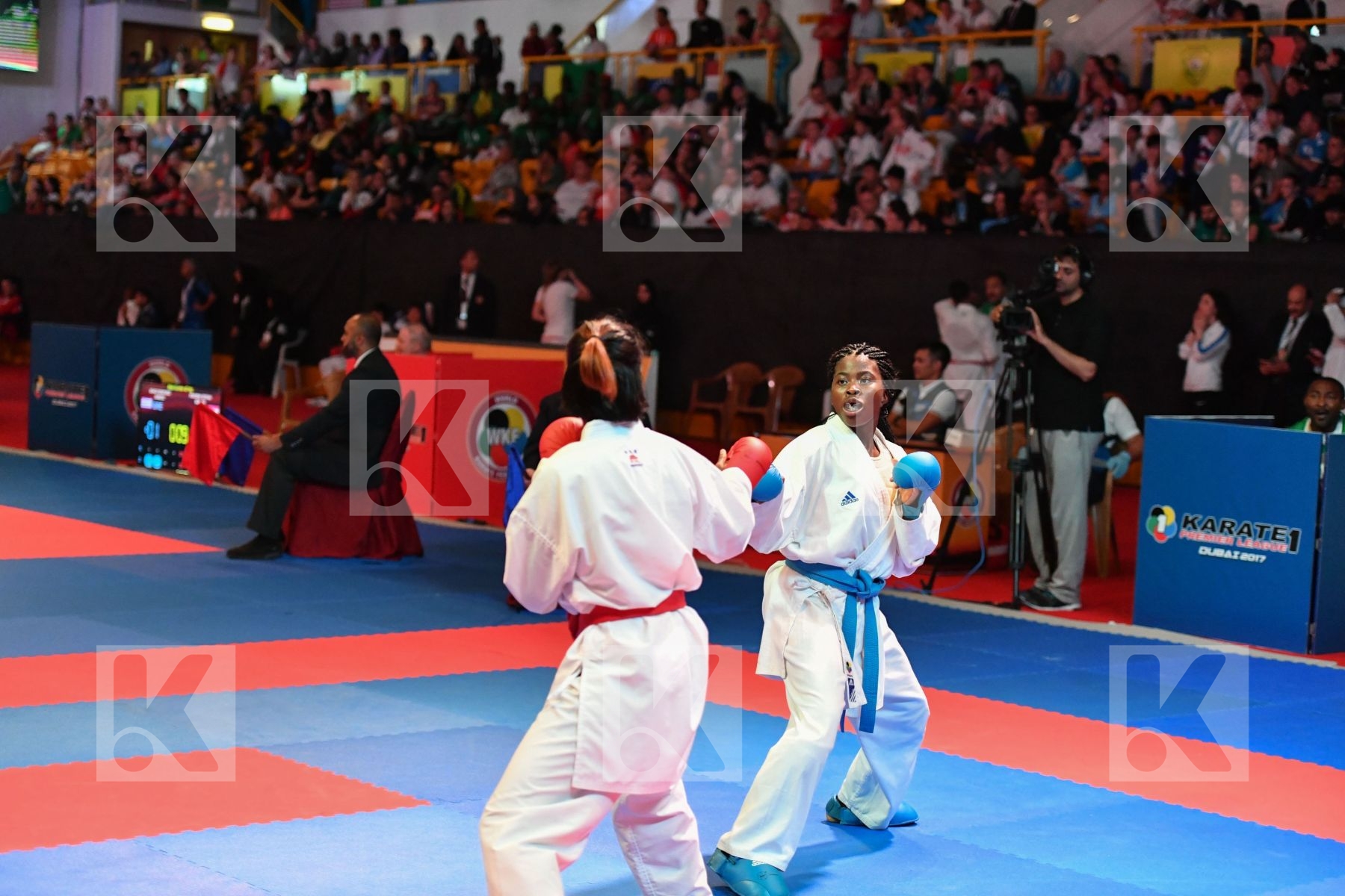 Cameroon Female kumite -50 kg < LRBarcodes Malaysia Martine Nabe