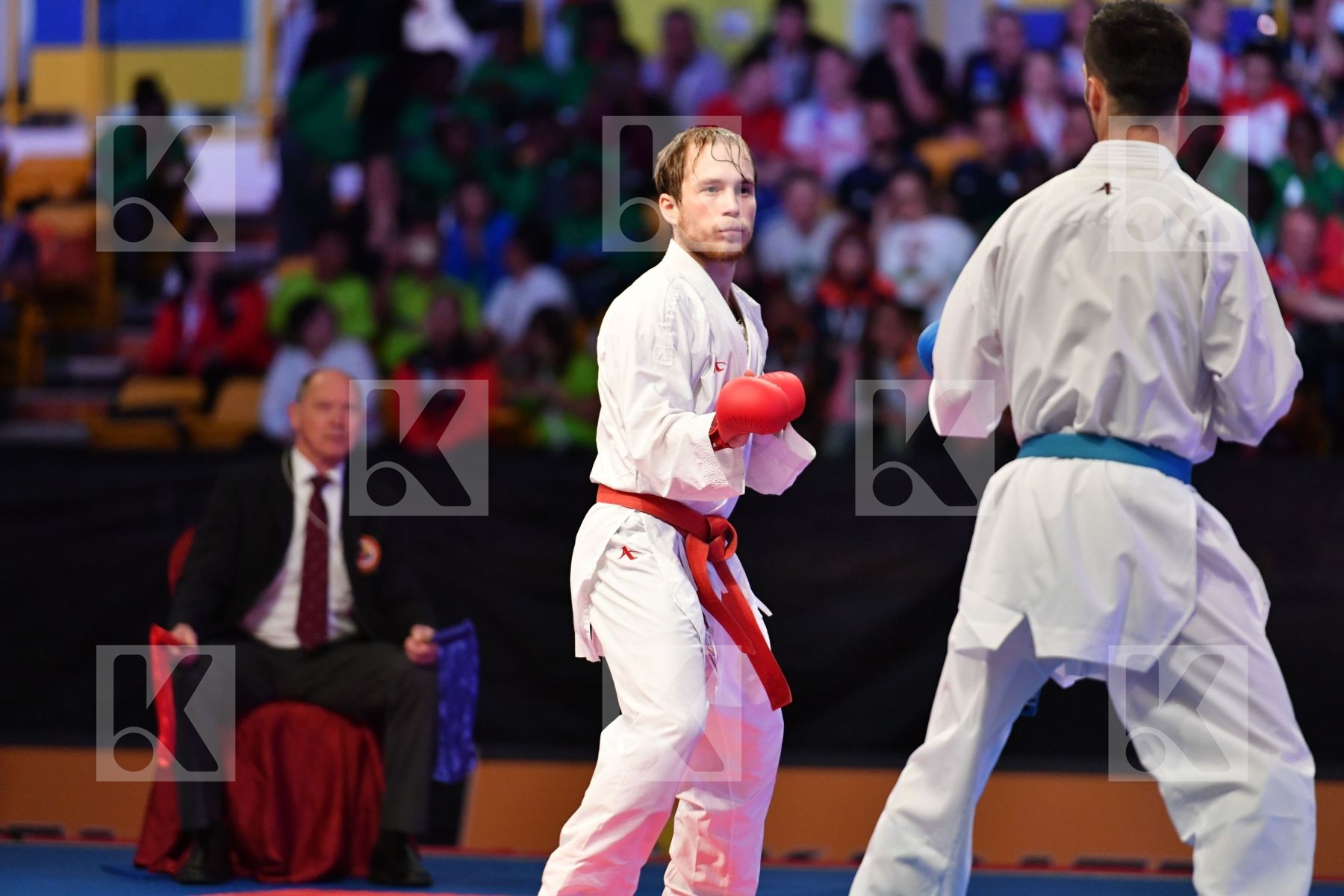 Iran Male kumite -60 kg Mehdizadeh Amir Plakhutin Evgeny Russian