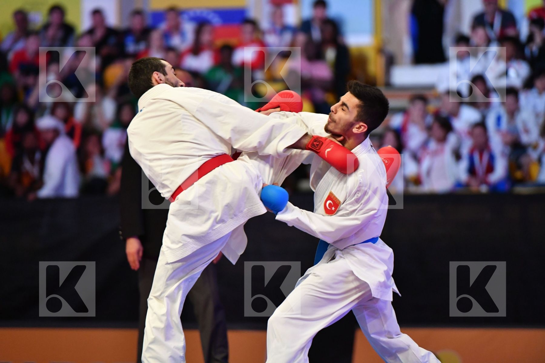 Georgia Male kumite -60 kg Samdan Eray Tkebuchava David Turkey