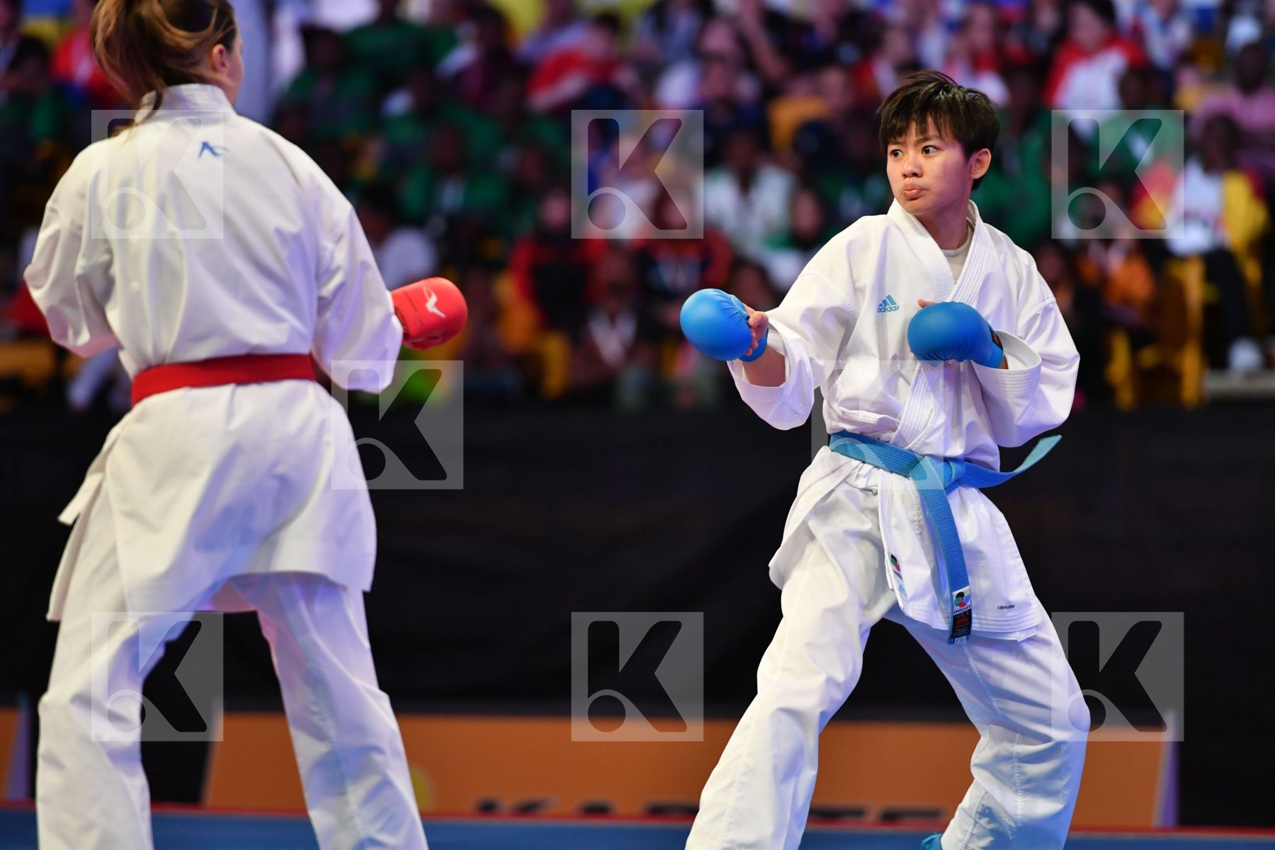 Chinese taipei Female kumite -50 kg Ku Tsui-ping Milivojcevic Je