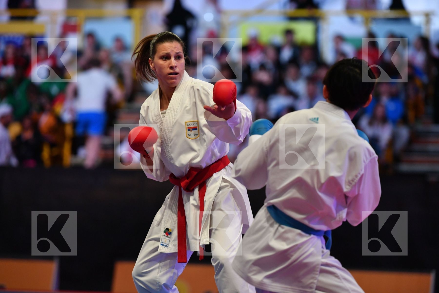 Chinese taipei Female kumite -50 kg Ku Tsui-ping Milivojcevic Je
