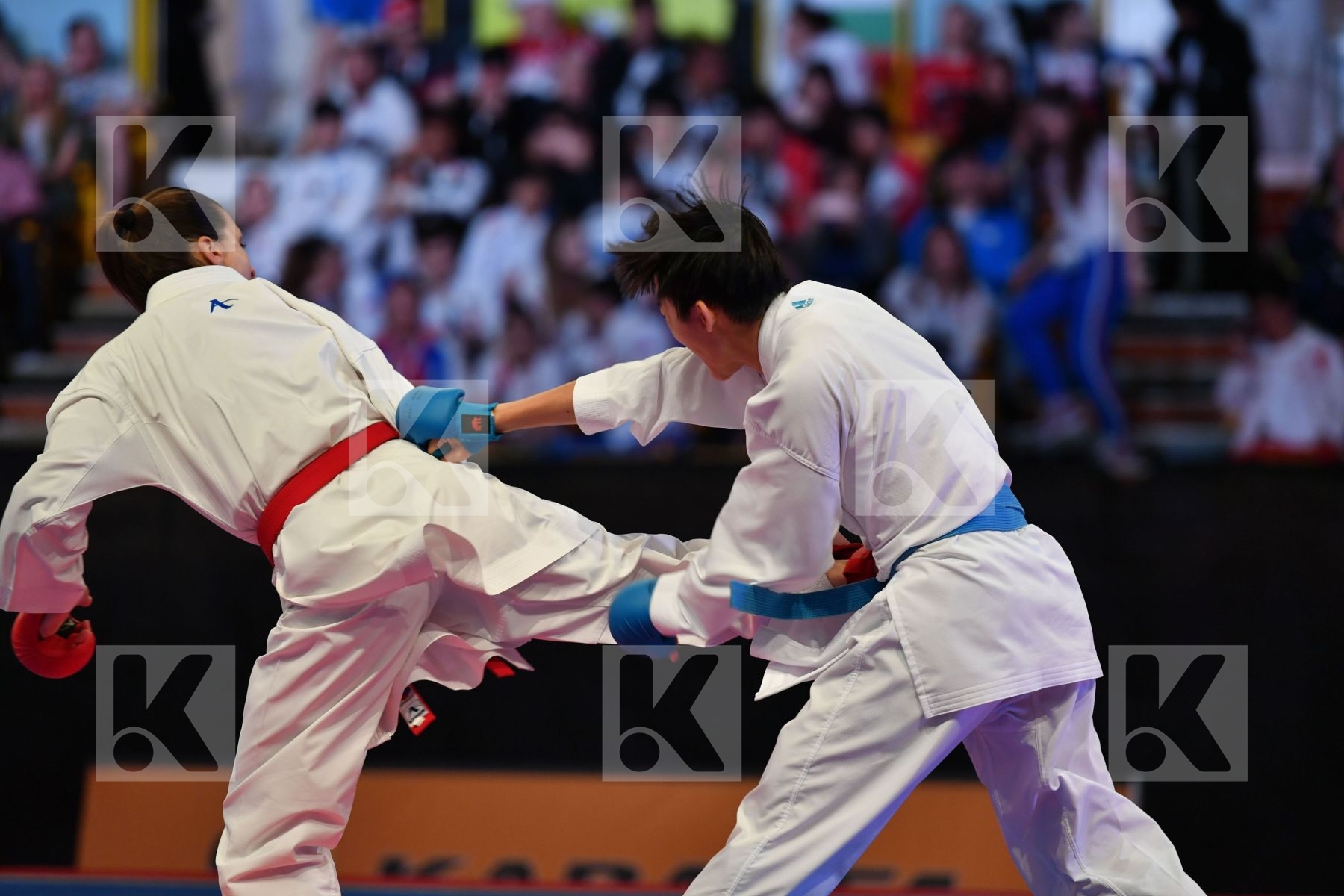 Chinese taipei Female kumite -50 kg Ku Tsui-ping Milivojcevic Je