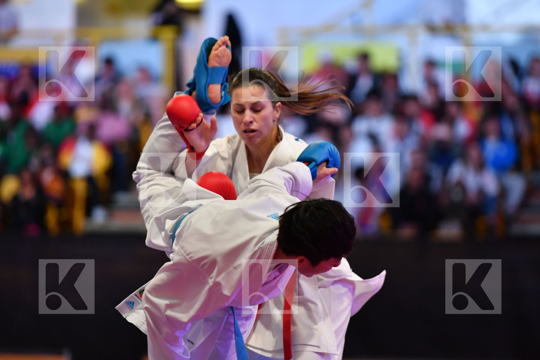 Chinese taipei Female kumite -50 kg Ku Tsui-ping Milivojcevic Je