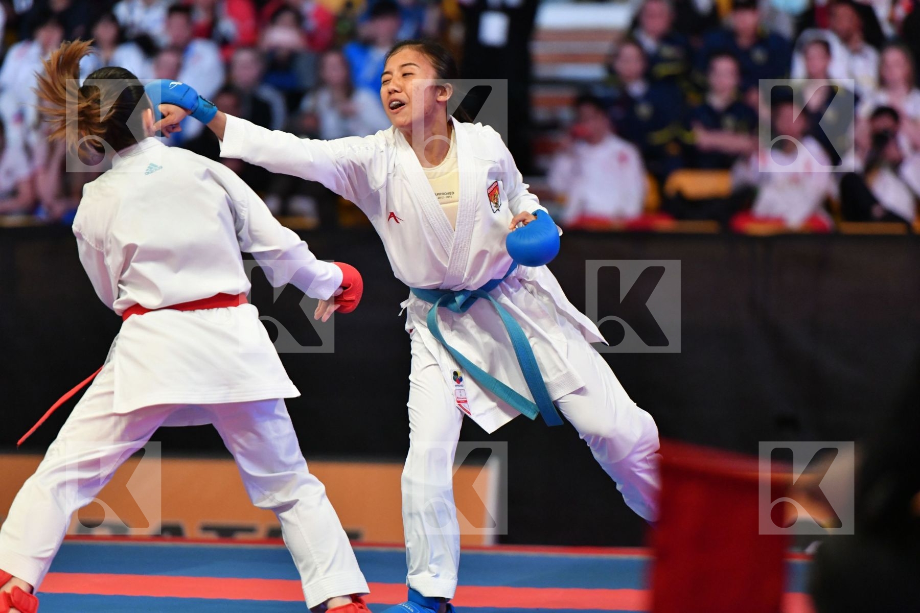 Bas Sevil Female kumite -50 kg < LRBarcodes Indonesia Sari Sruni