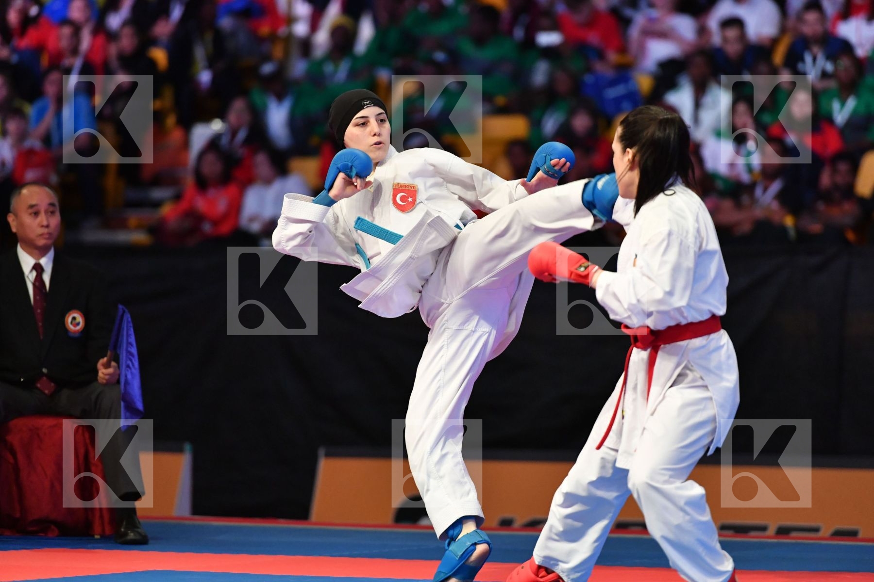 Demis Tugce Female kumite -55 kg Laaveri Sabina Sweden Turkey