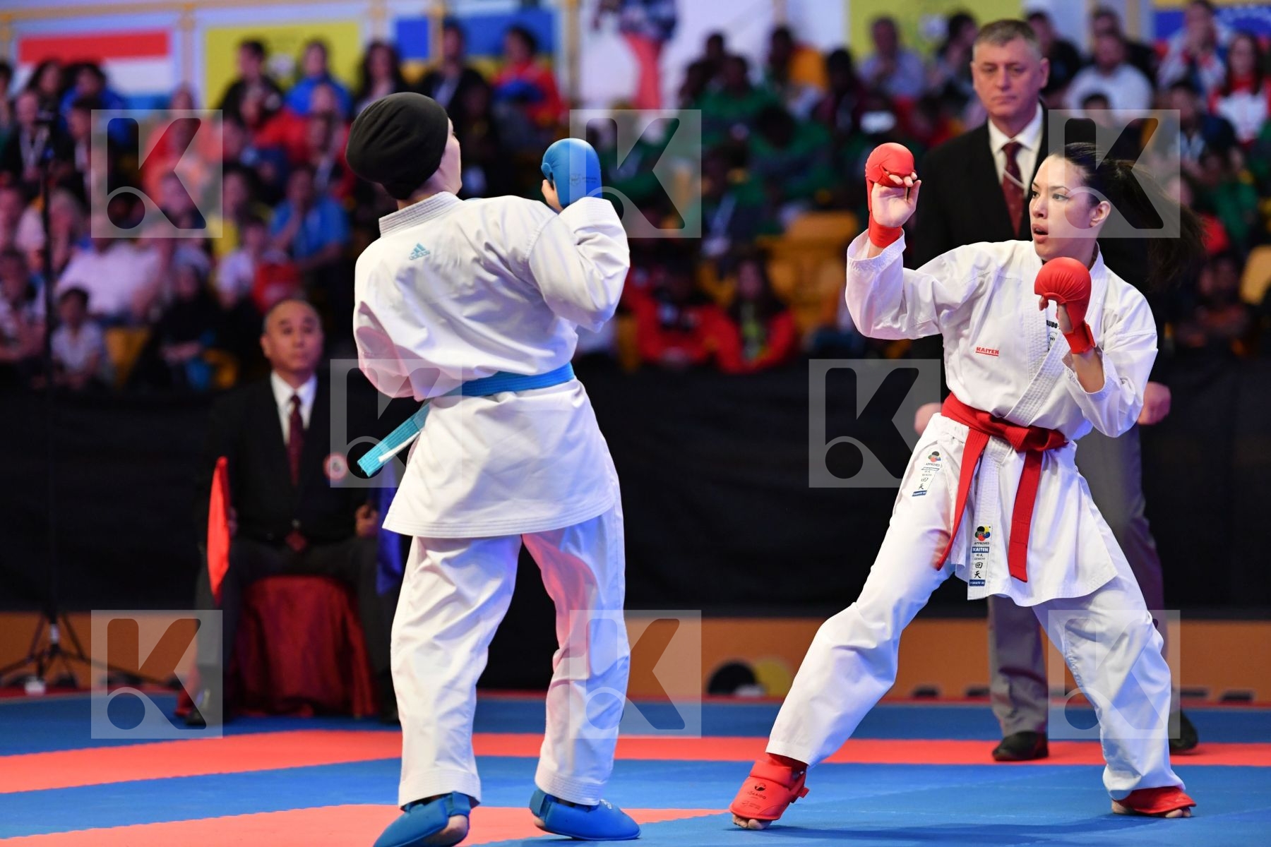 Demis Tugce Female kumite -55 kg Laaveri Sabina Sweden Turkey