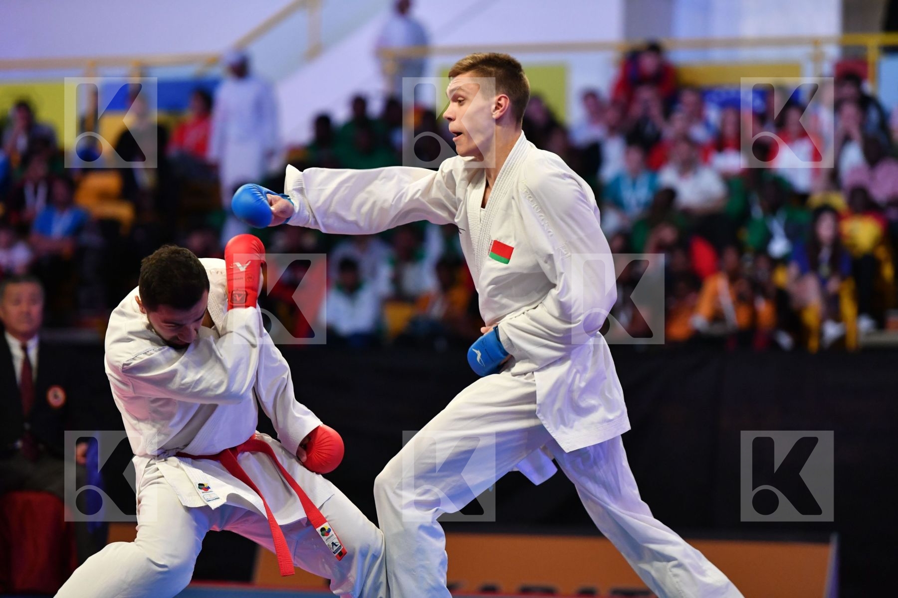 Azerbaijan Belarus Isakau Anton Male kumite -84 kg Mamayev Aykha