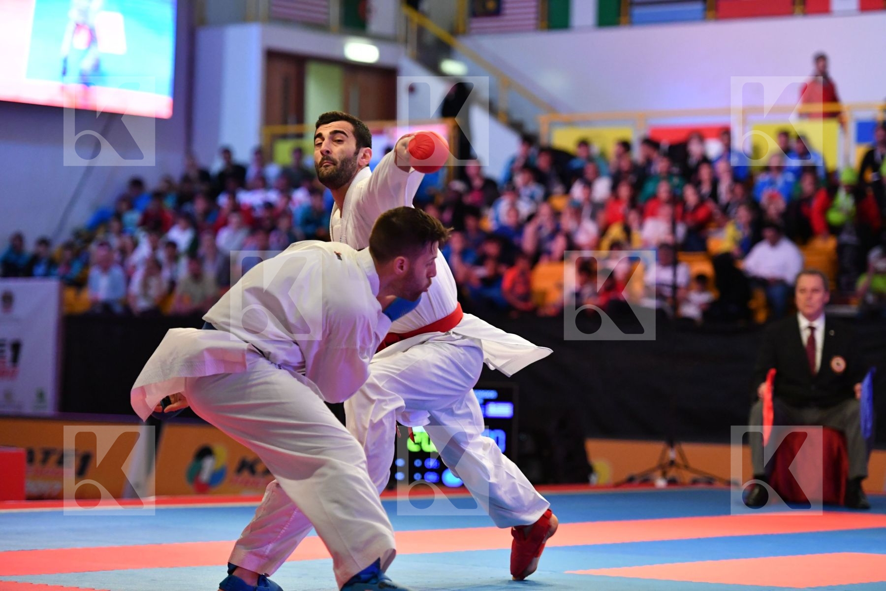 Aktas Ugur Greece Male kumite -84 kg Turkey Tzanos Georgios