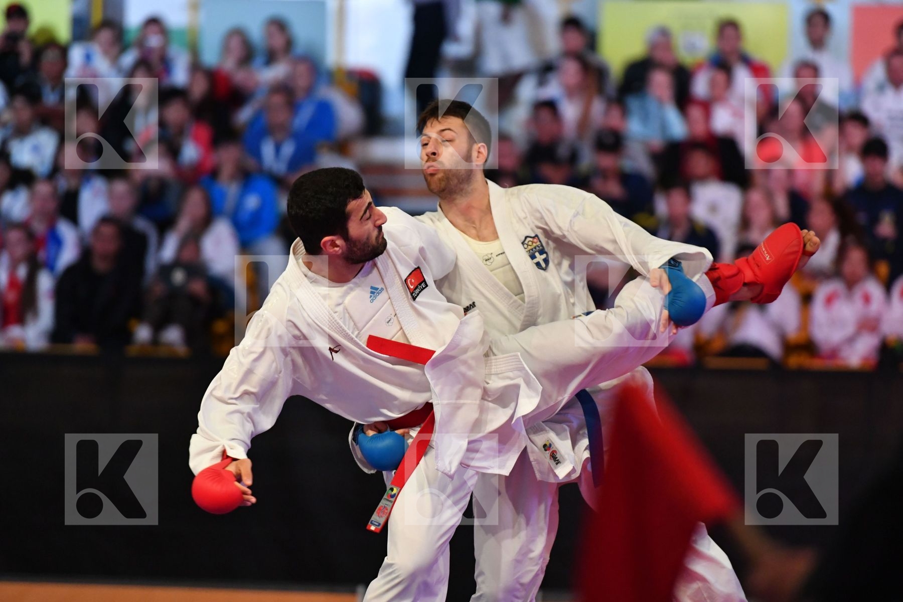 Aktas Ugur Greece Male kumite -84 kg Turkey Tzanos Georgios