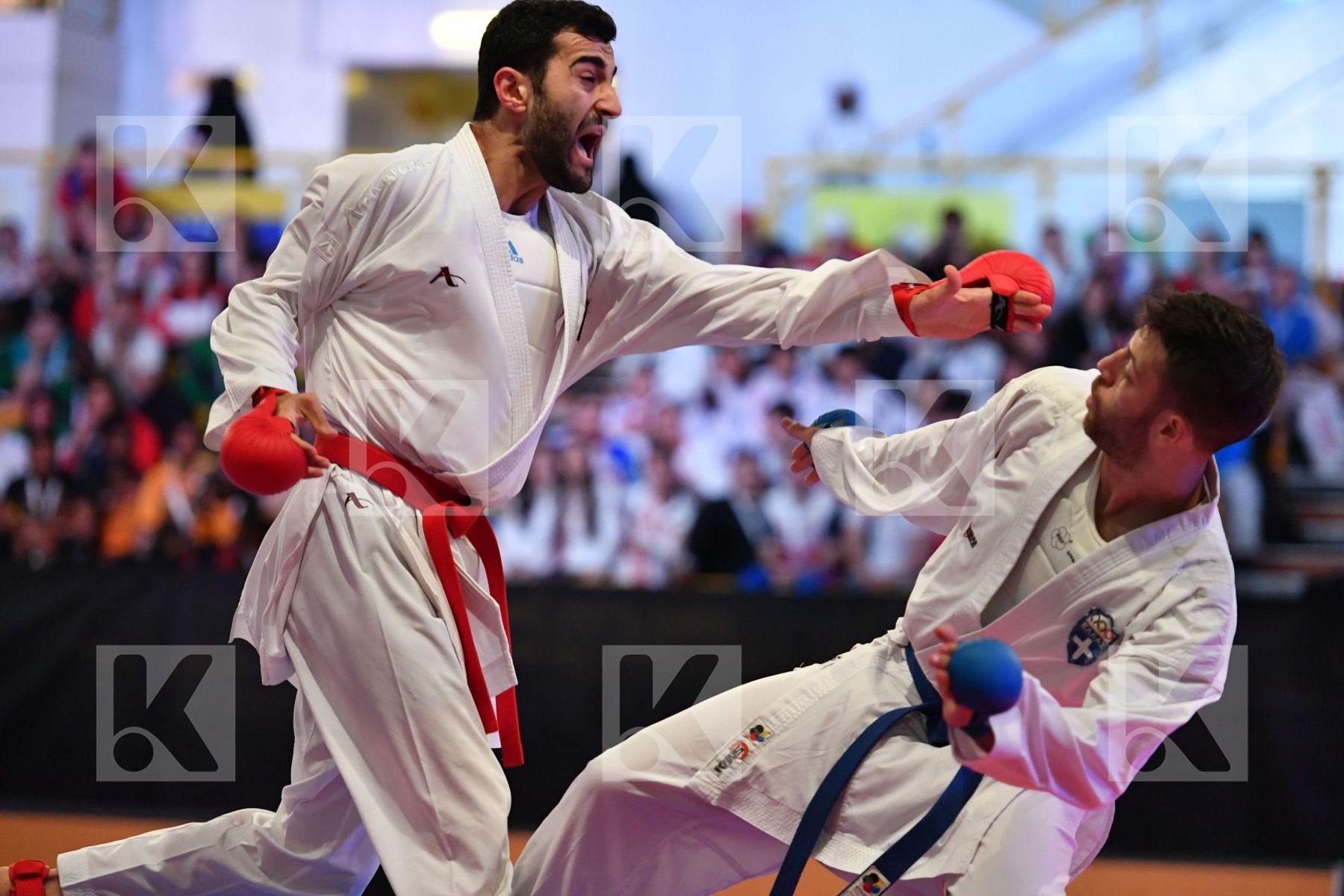 Aktas Ugur Greece Male kumite -84 kg Turkey Tzanos Georgios
